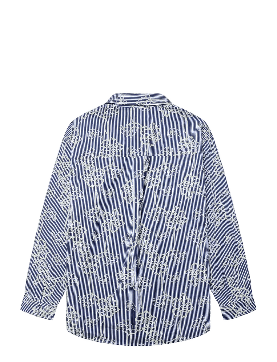 Woodbird - WBBrooks EMB Shirt - gemusterte hemden - blue-white - 2