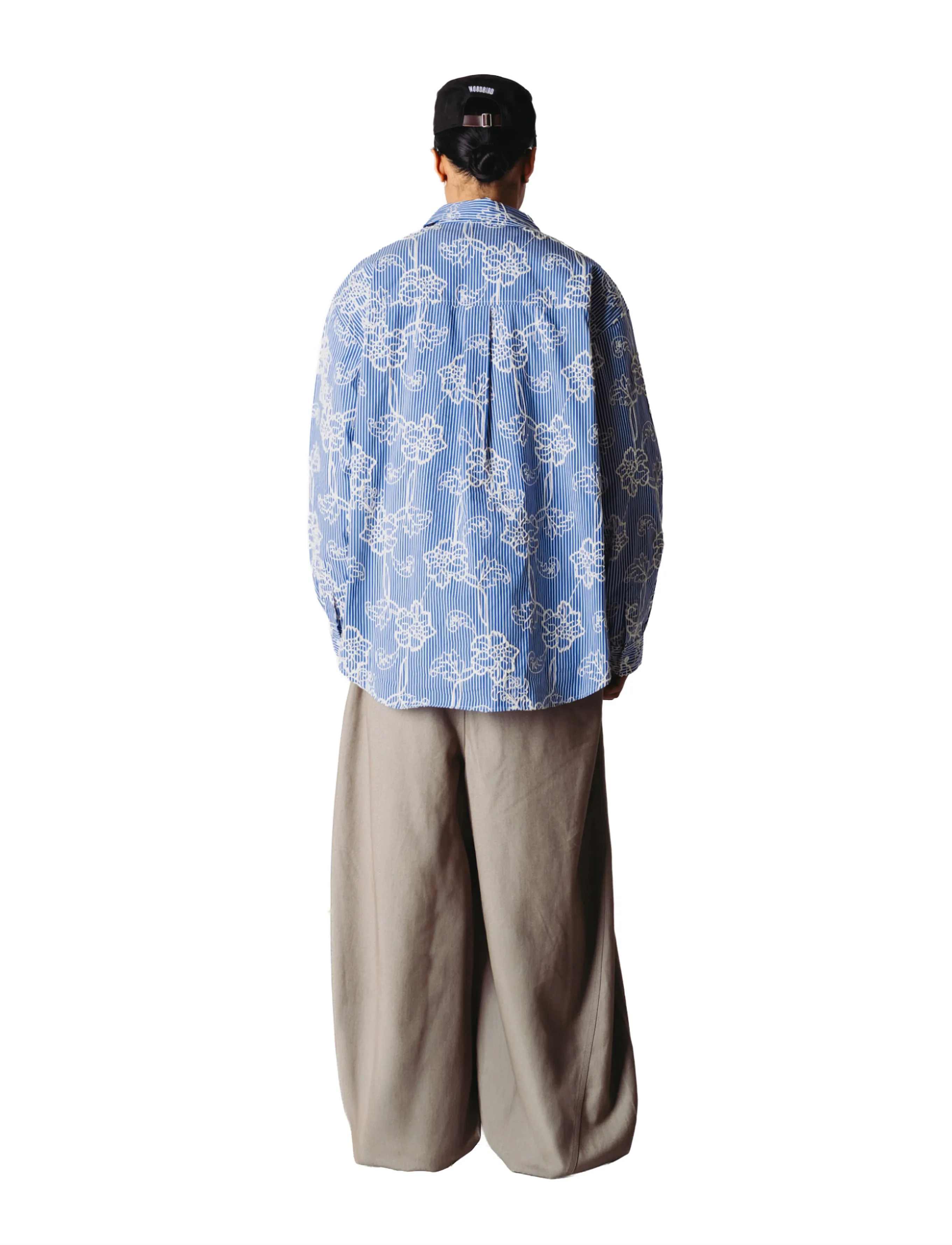 Woodbird - WBBrooks EMB Shirt - blue-white - 4