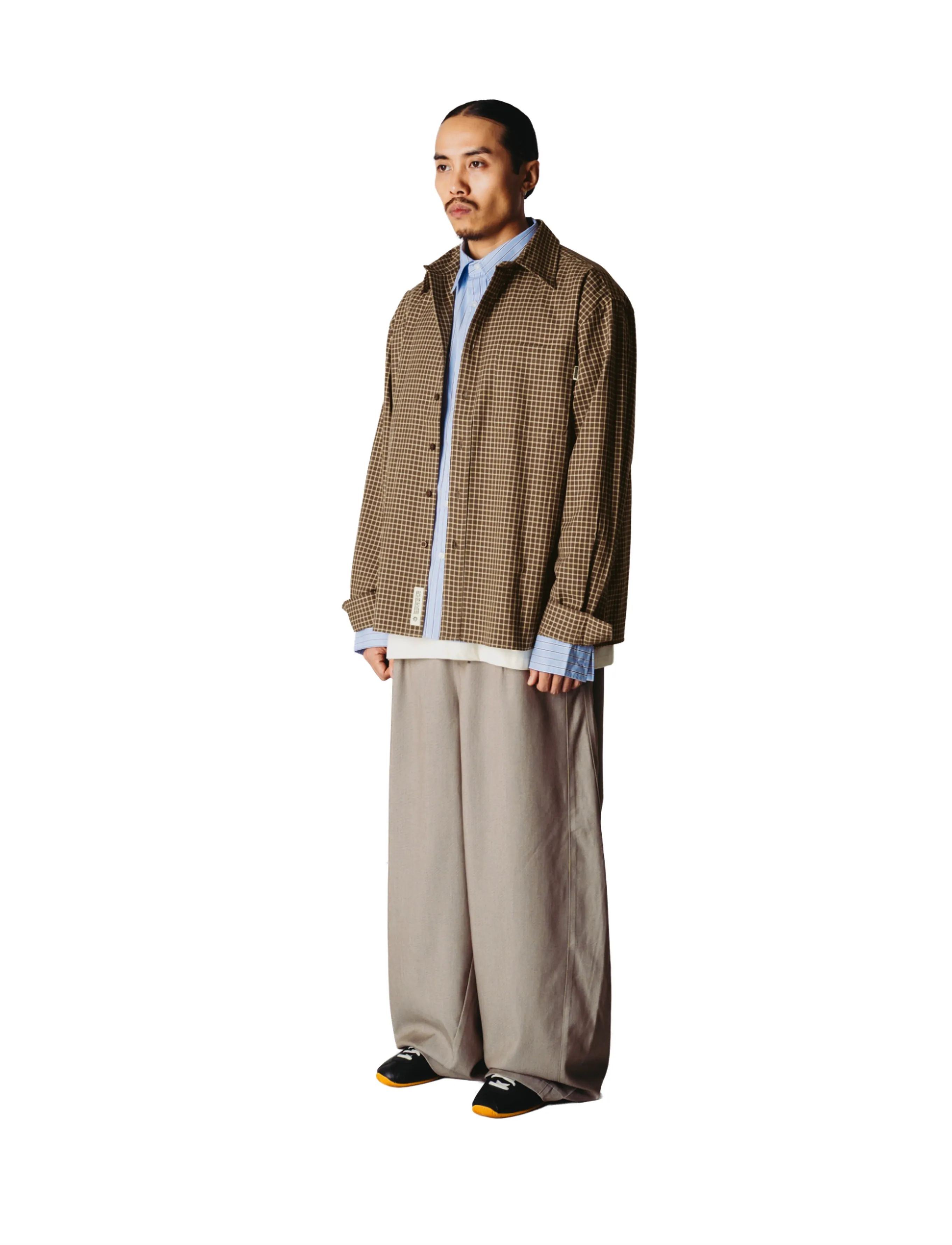 Woodbird - WBBuzo Man Check Shirt - brown-honey - 3