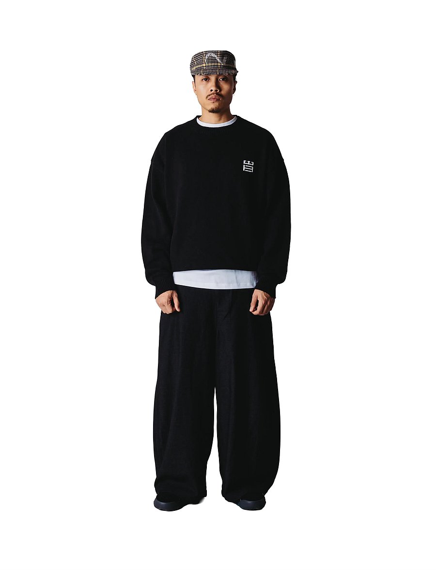 Woodbird - WBKurt Stamp Crew - rundhals - black - 0