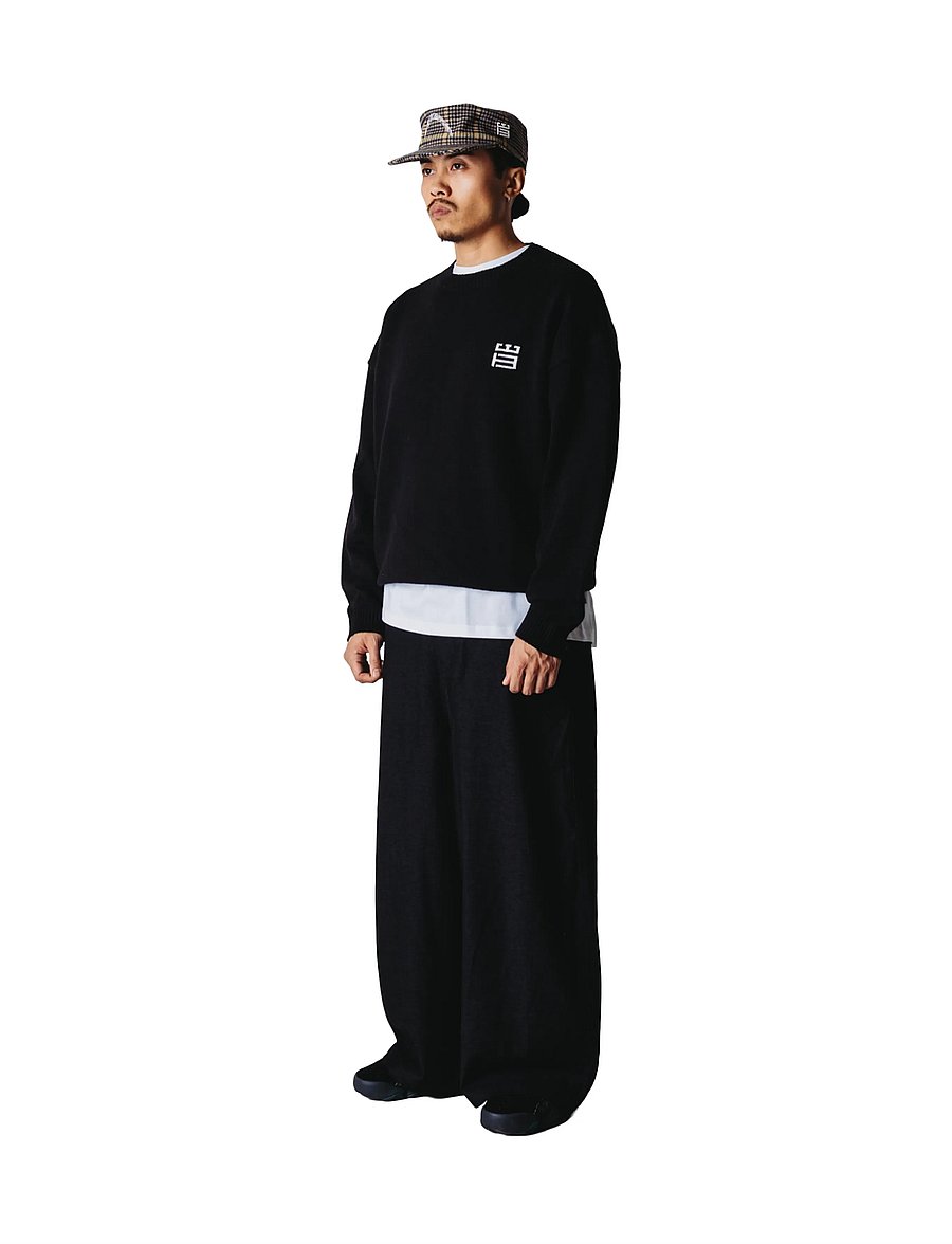 Woodbird - WBKurt Stamp Crew - rundhals - black - 3