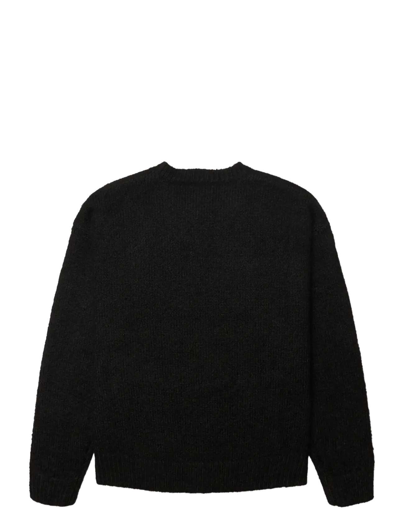 Woodbird - WBKurt Mohairy Crew - rundhals - black - 2