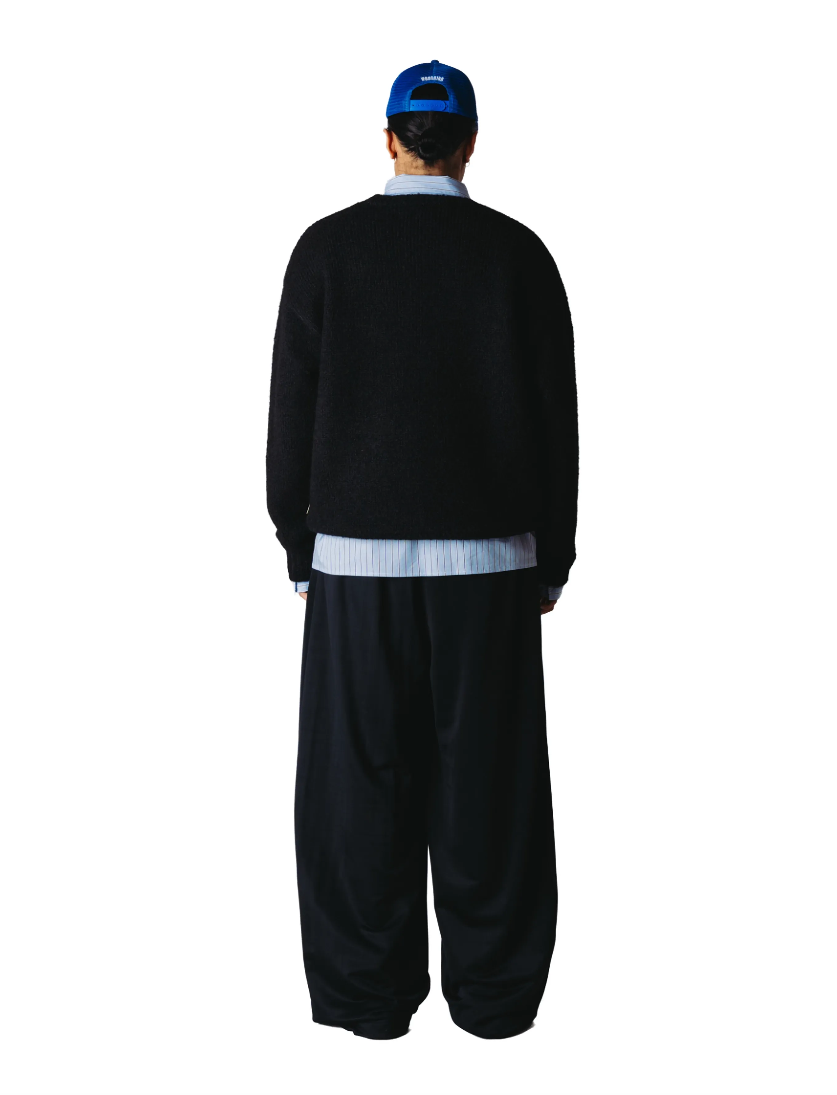 Woodbird - WBKurt Mohairy Crew - rundhals - black - 4