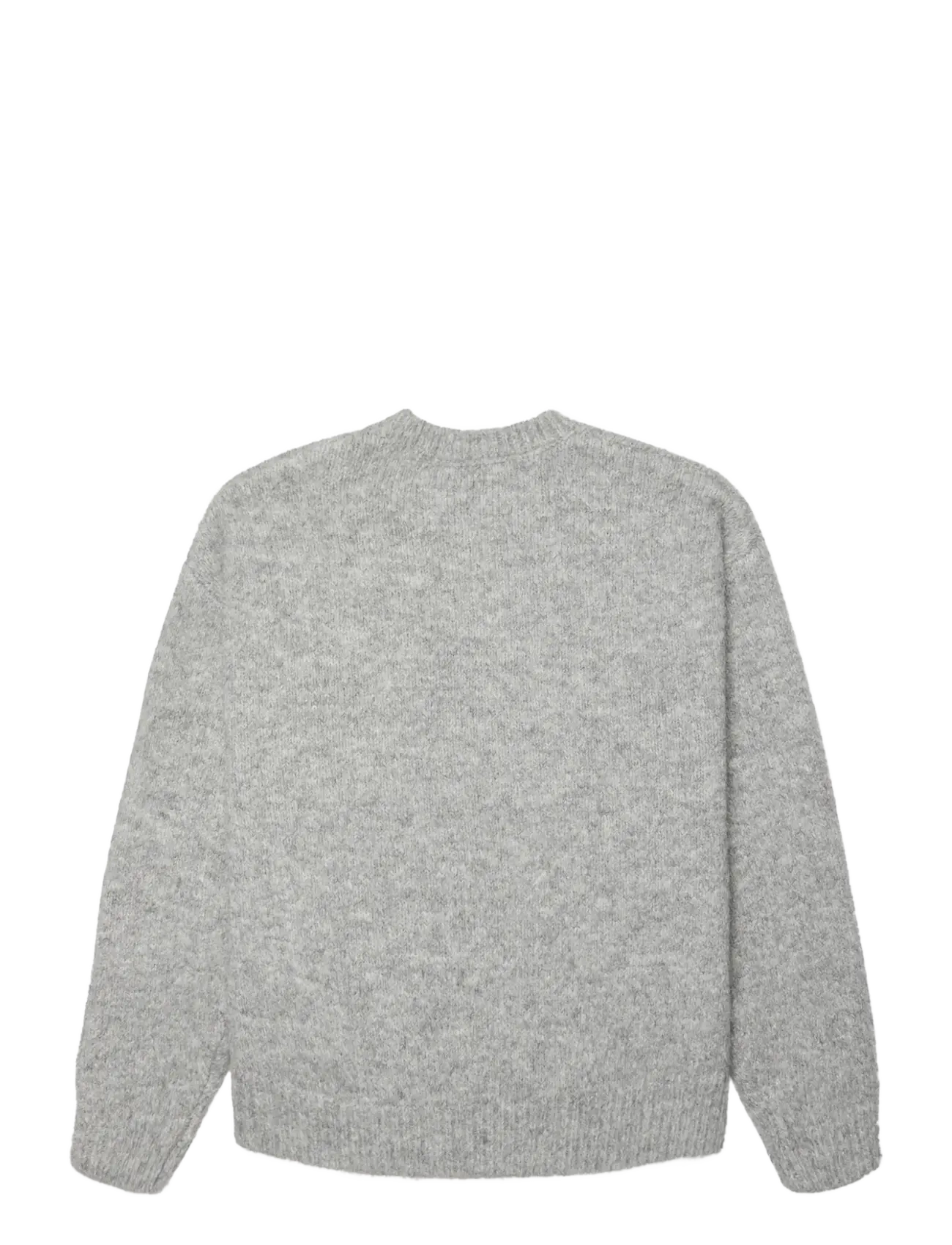 Woodbird - WBKurt Mohairy Crew - dark grey melange - 2