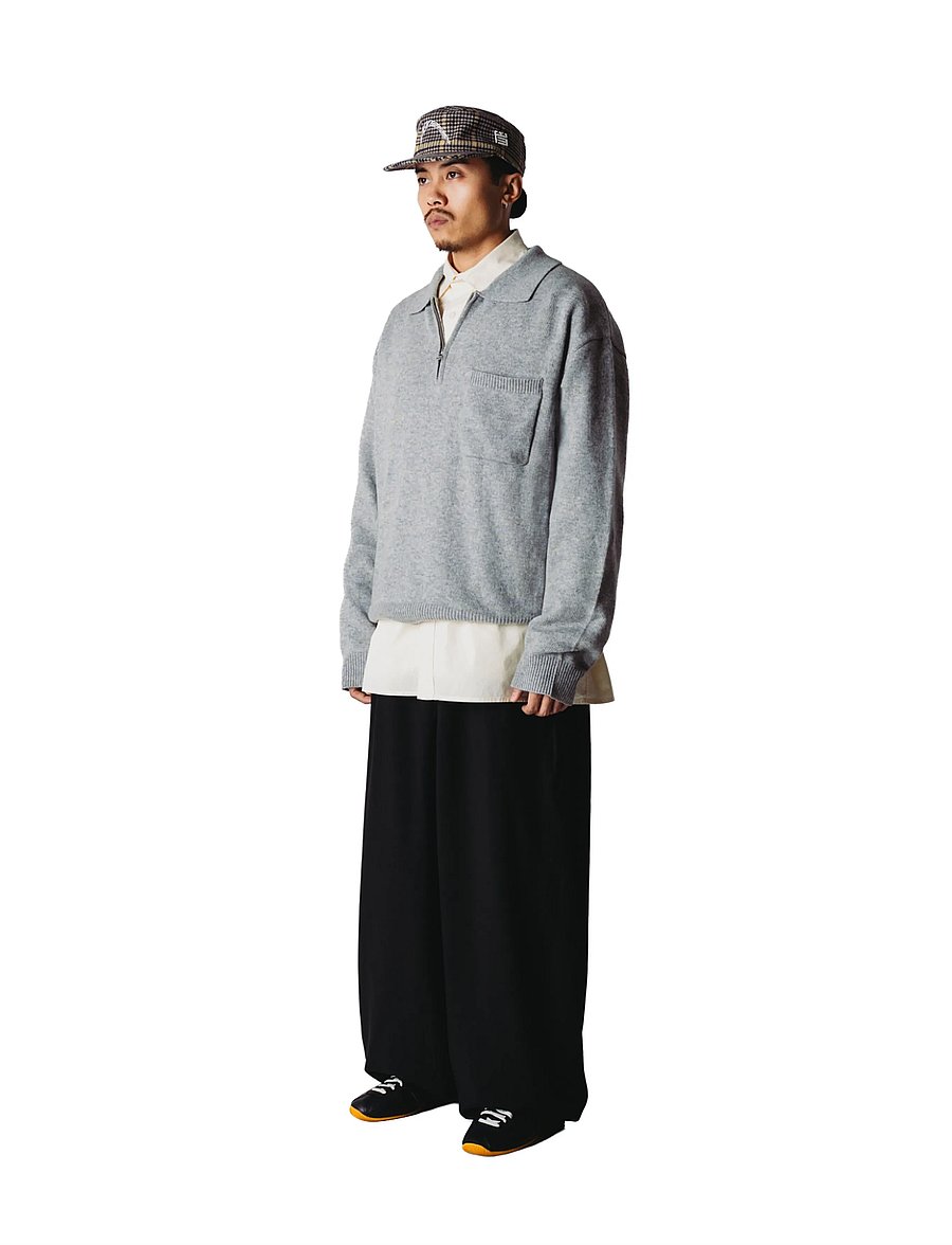 Woodbird - WBKang 1/2 Zip Polo - pullover mit halbem reißverschluss - grey - 3