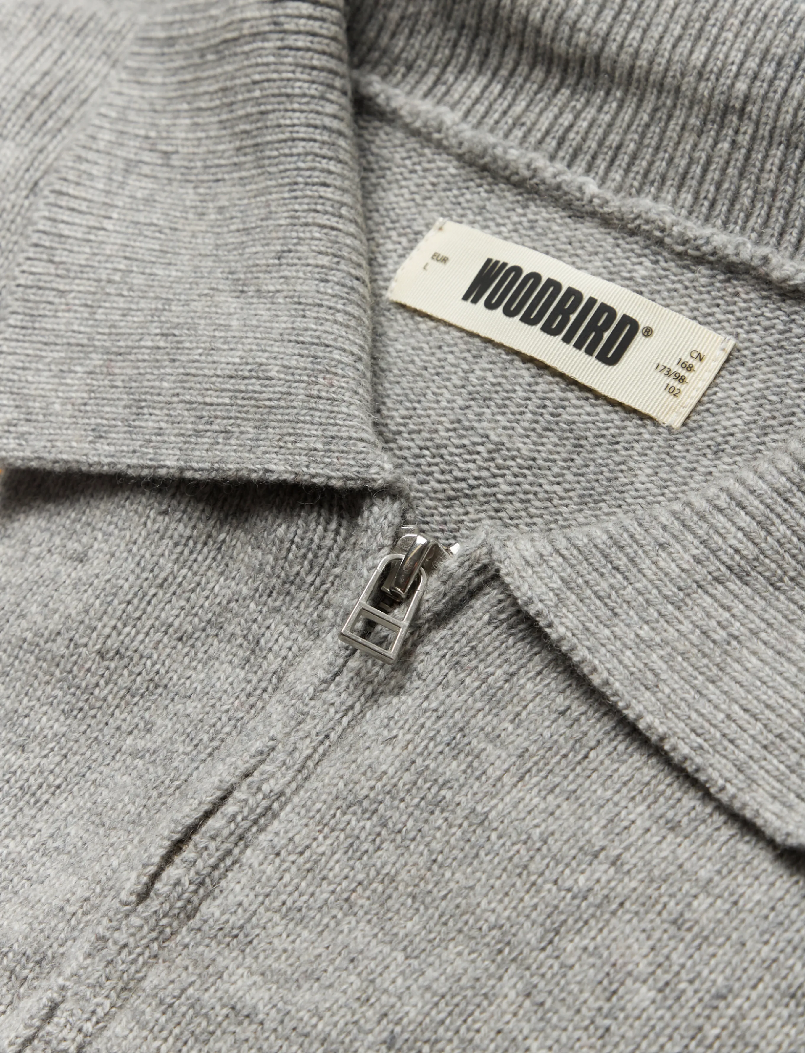 Woodbird - WBKang 1/2 Zip Polo - pullover mit halbem reißverschluss - grey - 5