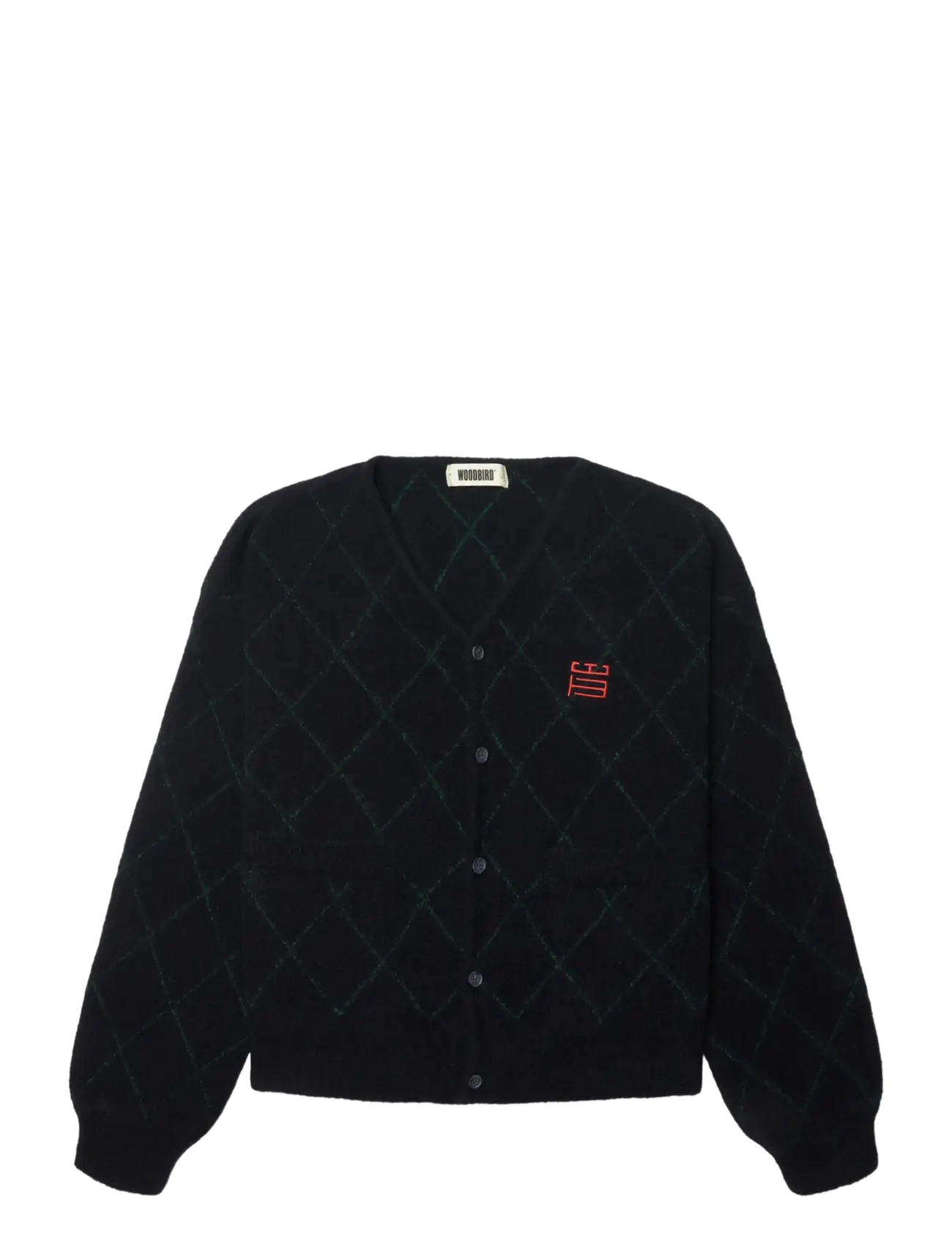 Woodbird - WBOni Check Cardigan - navy - 1