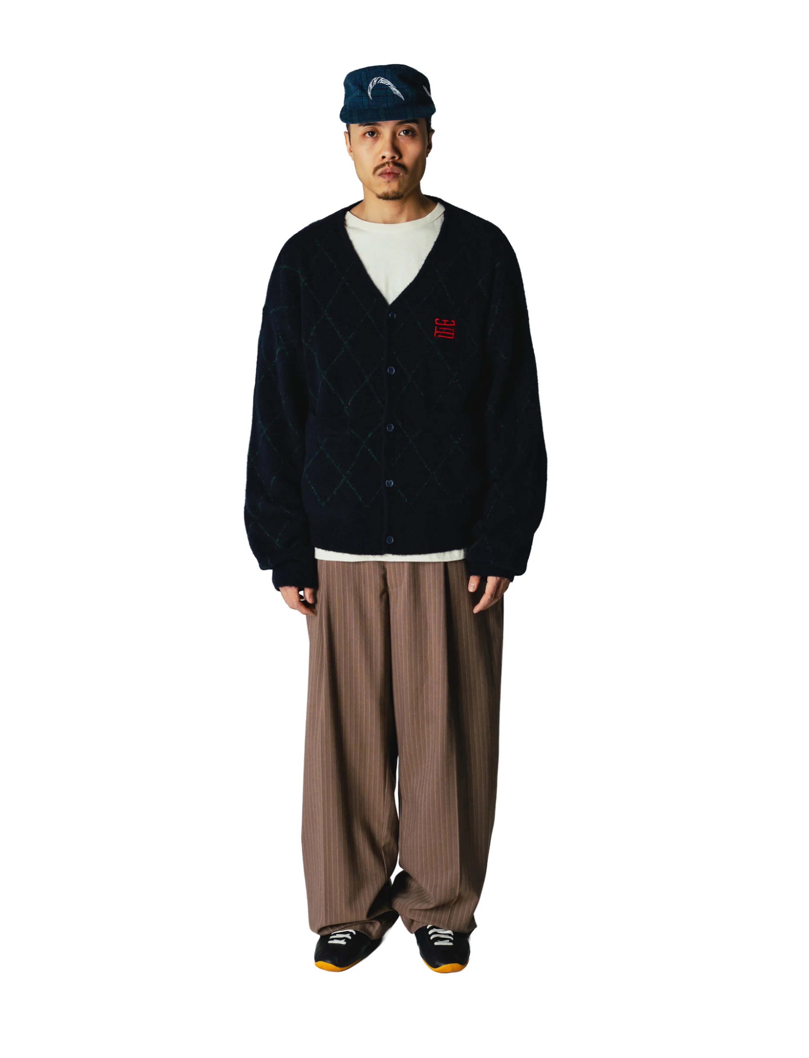 Woodbird WBOni Check Cardigan - Shop by style - NAVY / navy