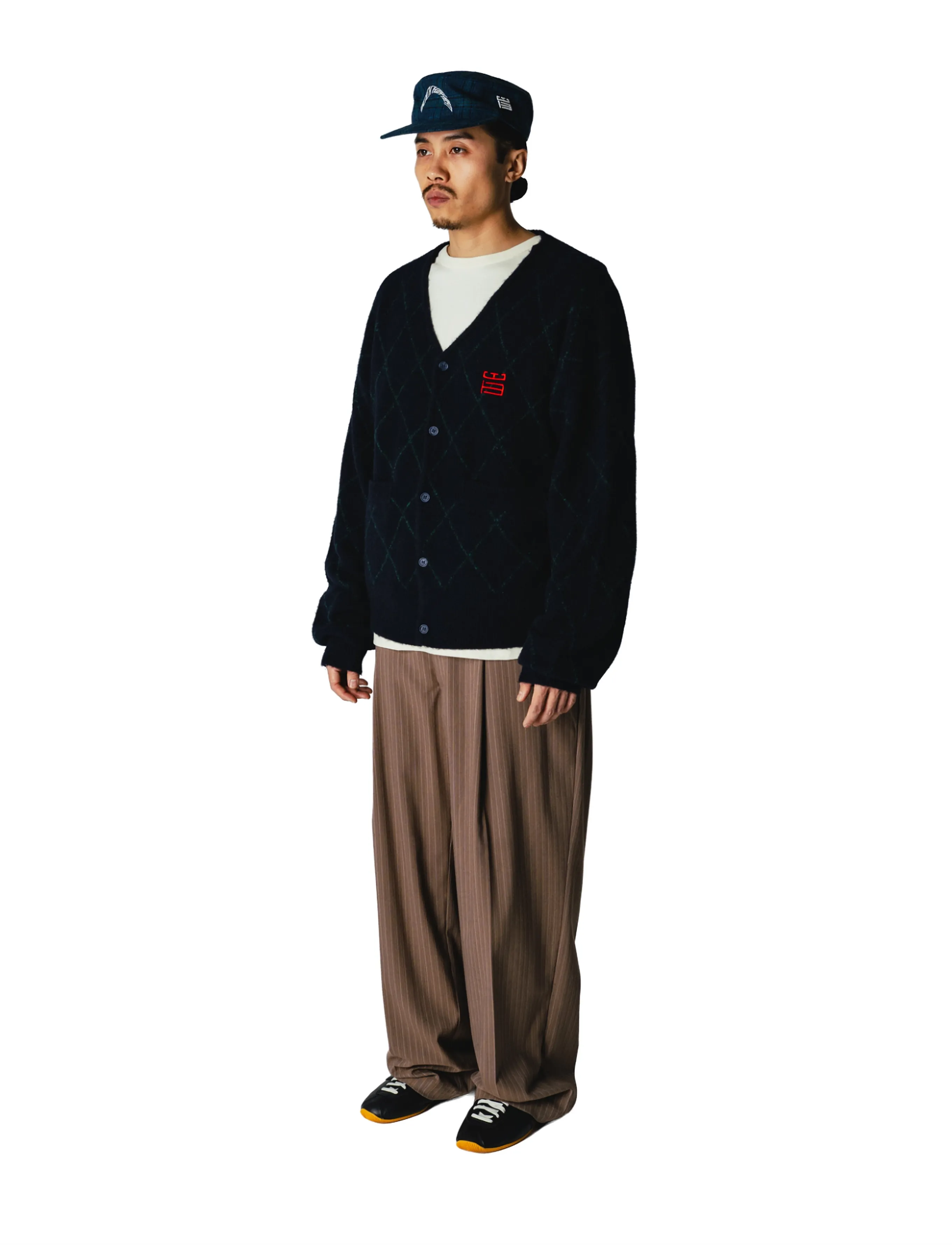 Woodbird - WBOni Check Cardigan - navy - 3