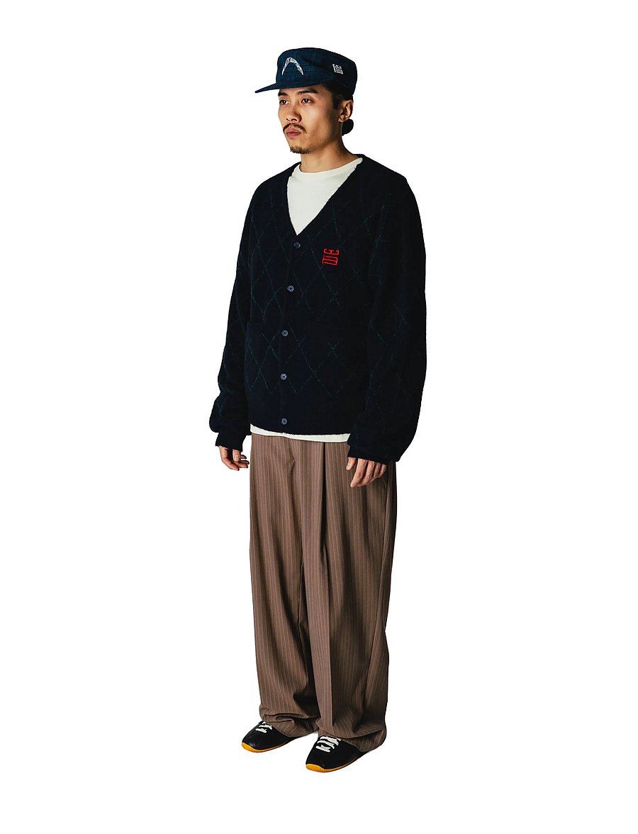 Woodbird - WBOni Check Cardigan - strickjacken - navy - 3