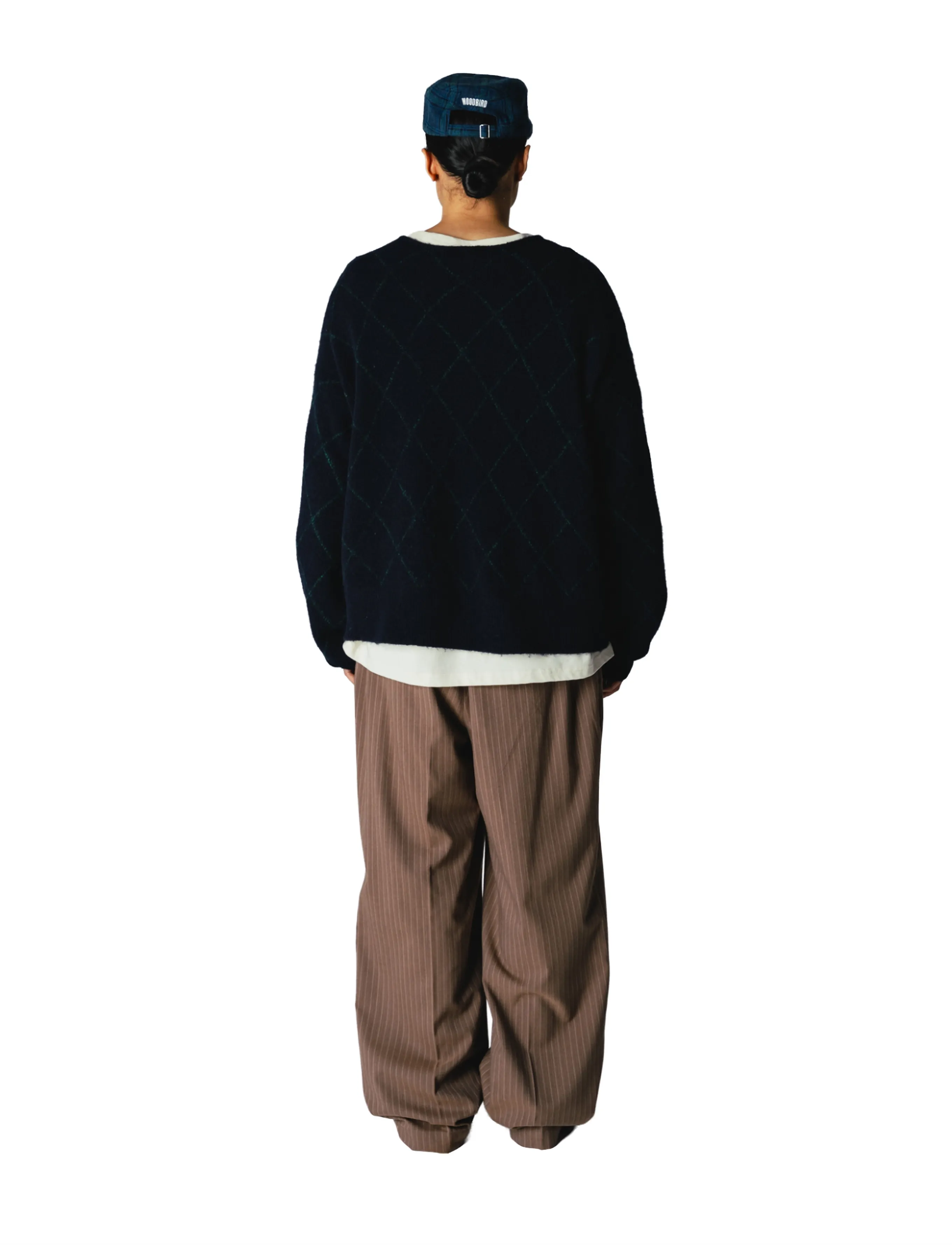 Woodbird - WBOni Check Cardigan - navy - 4