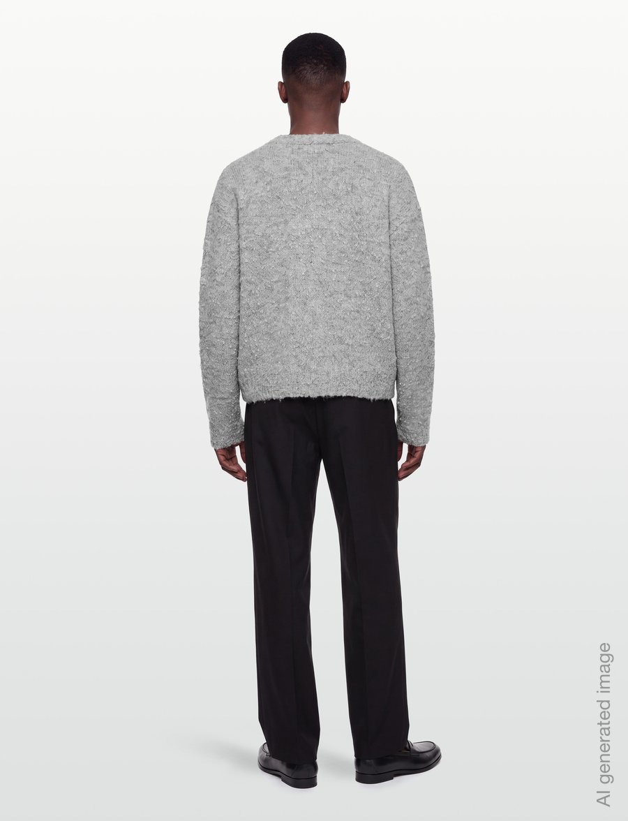 Woodbird - WBChi Boucle Cardigan - strickjacken - grey - 4