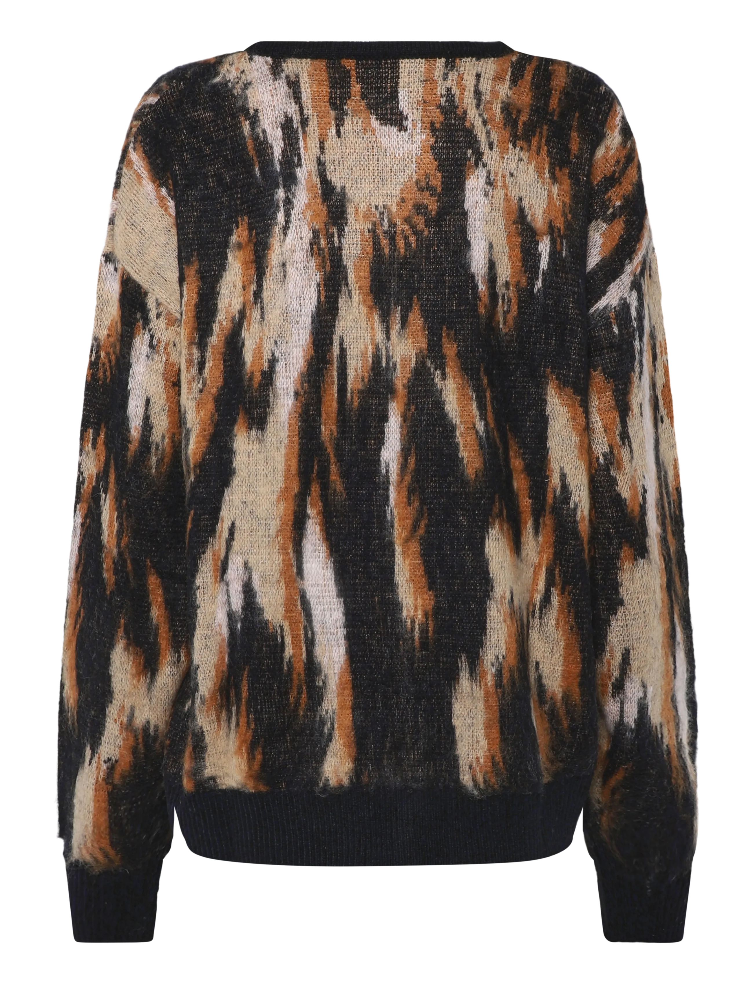 Woodbird - WBOni Multi Cardigan - sand-black - 1