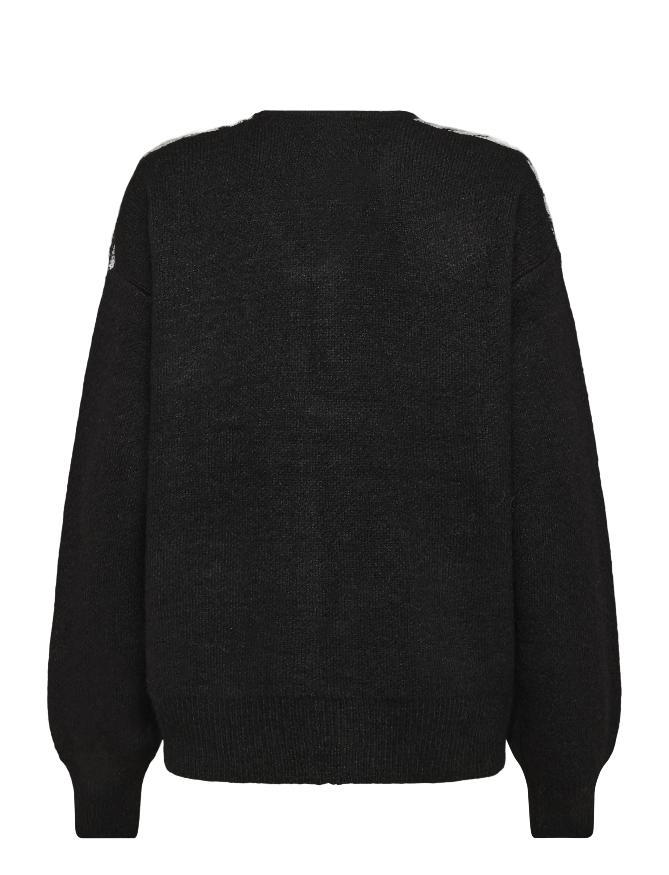 Woodbird - WBOni Zebra Zip Cardigan - kardiganid - black-white - 1