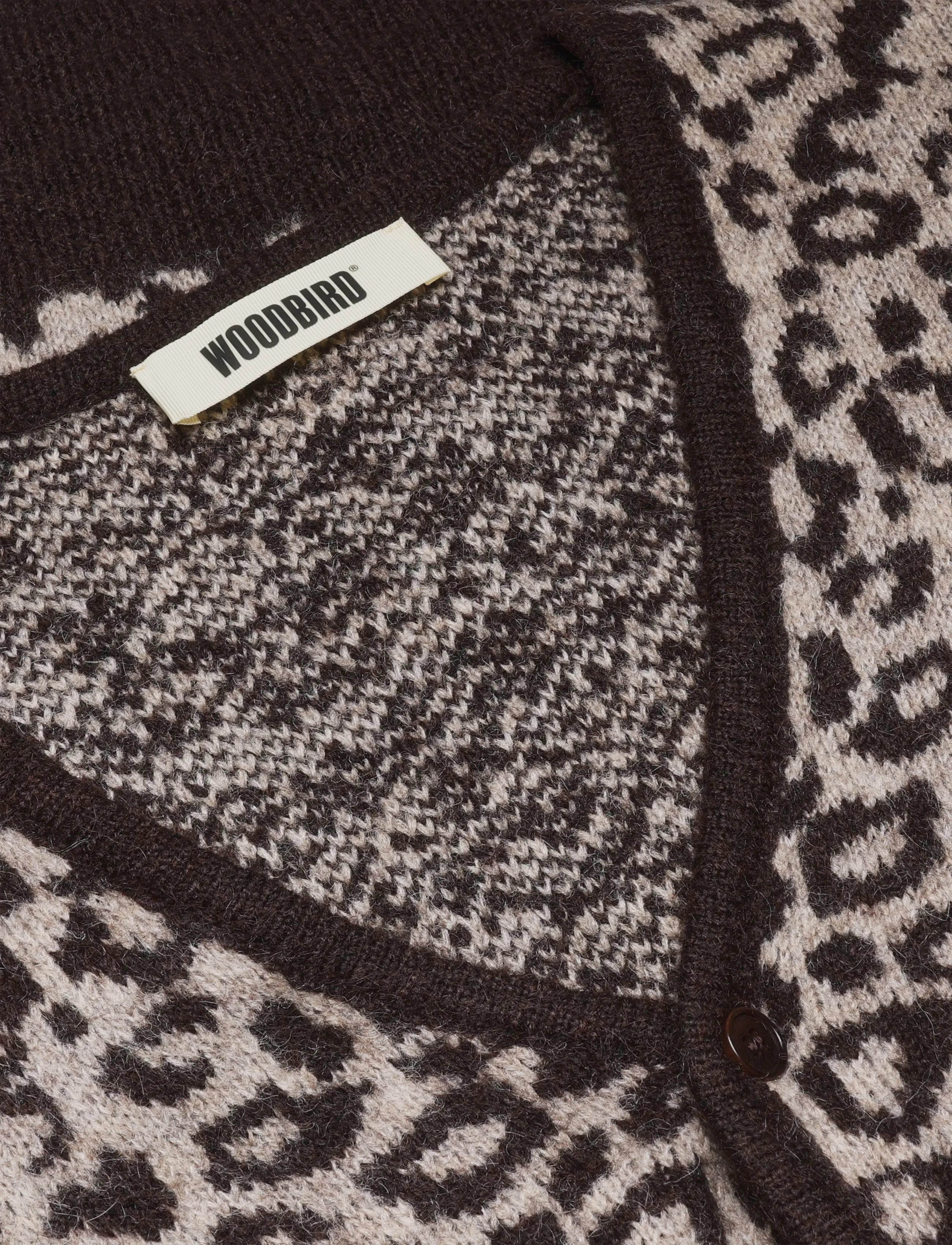 Woodbird - WBOni Leo Cardigan - strickjacken - sand-fudge - 2