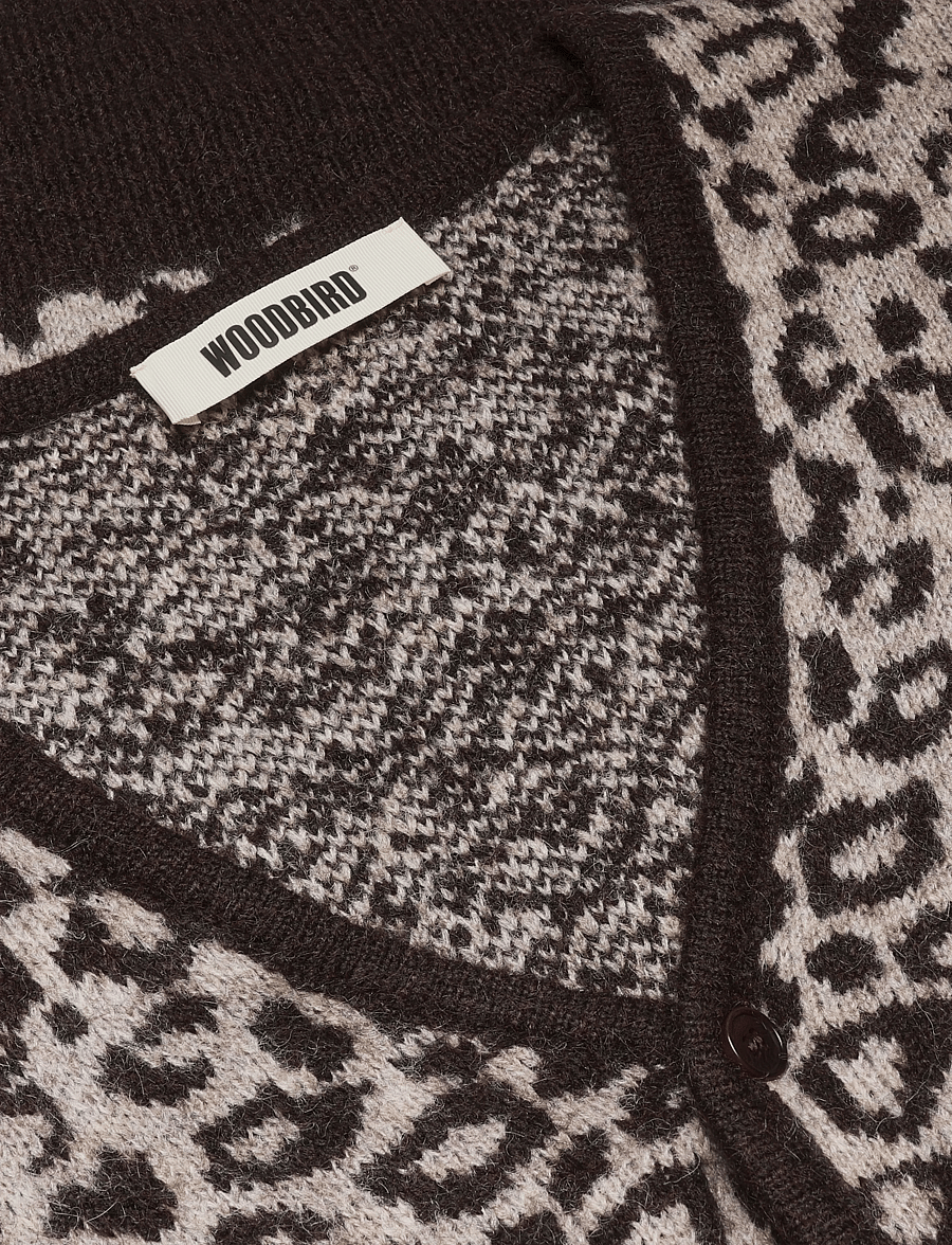 Woodbird - WBOni Leo Cardigan - strickjacken - sand-fudge - 2