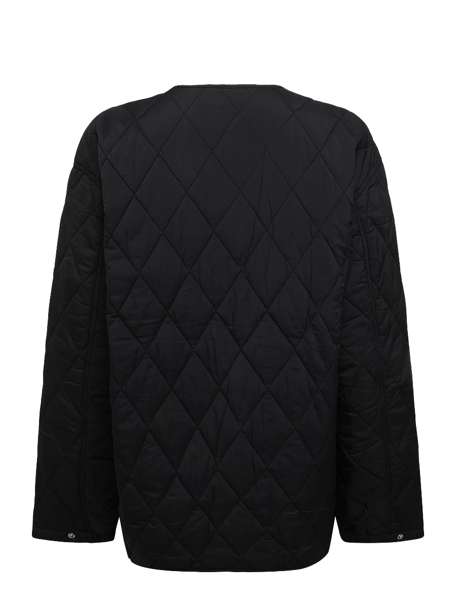 Woodbird - WBWayne Quilt Jacket - höstjackor - black - 1