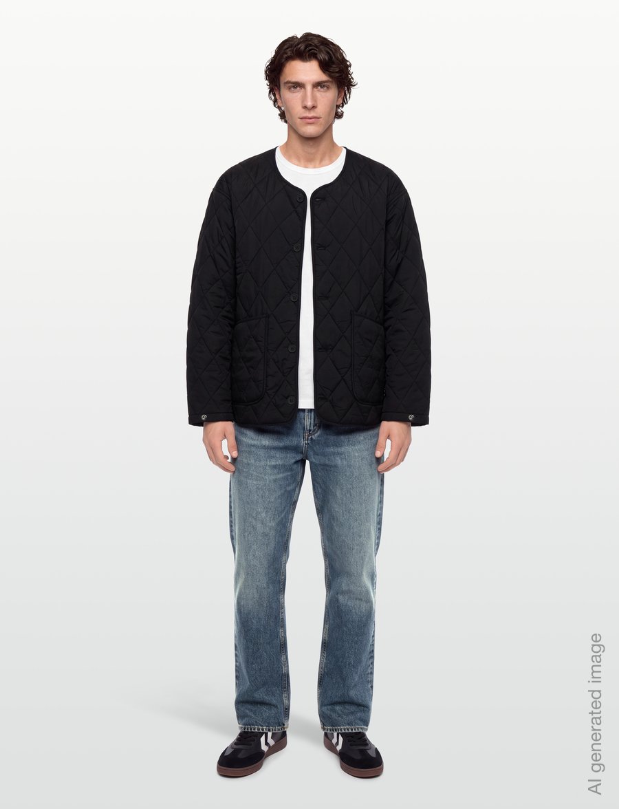 Woodbird - WBWayne Quilt Jacket - efterårsjakker - black - 0