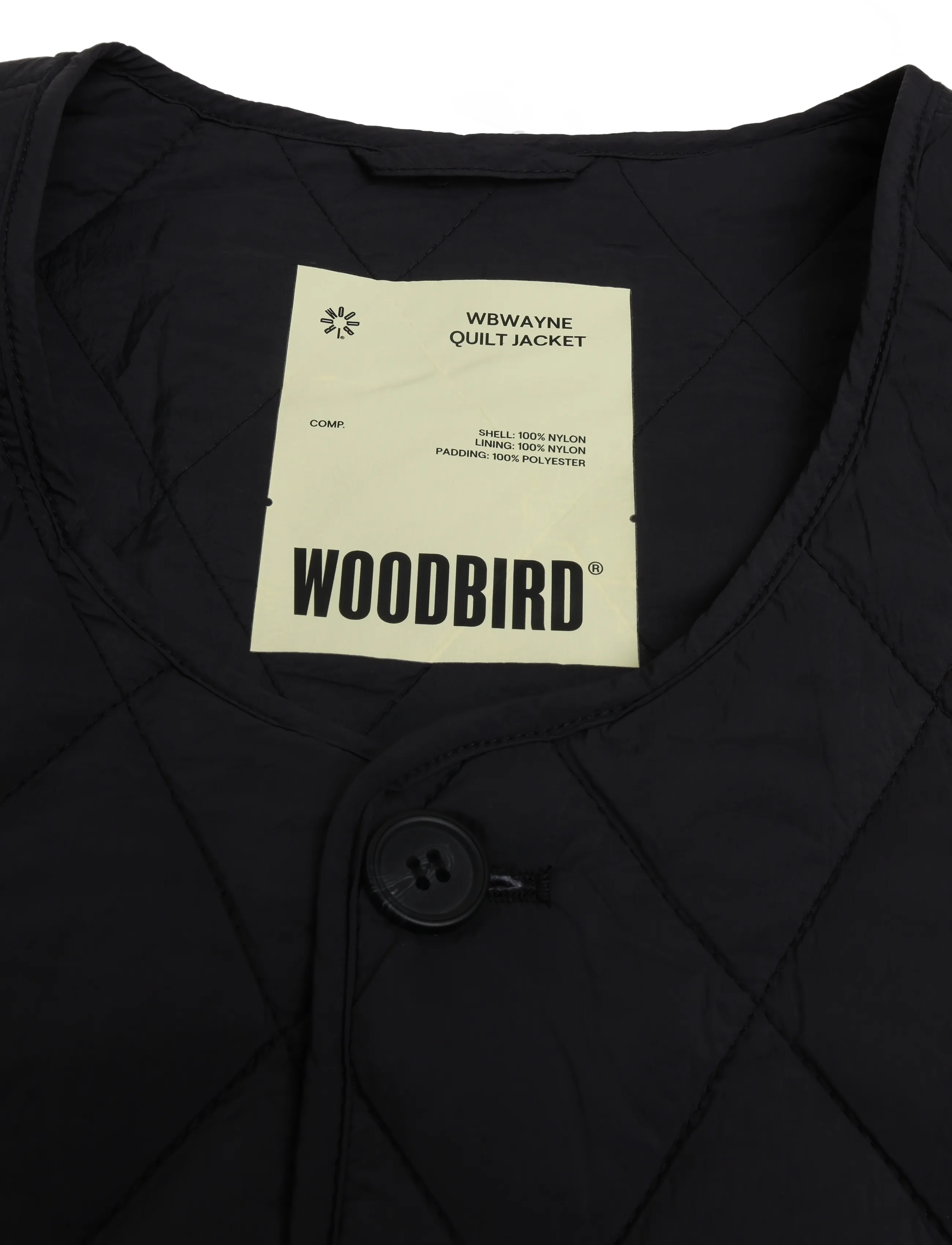 Woodbird - WBWayne Quilt Jacket - höstjackor - black - 2