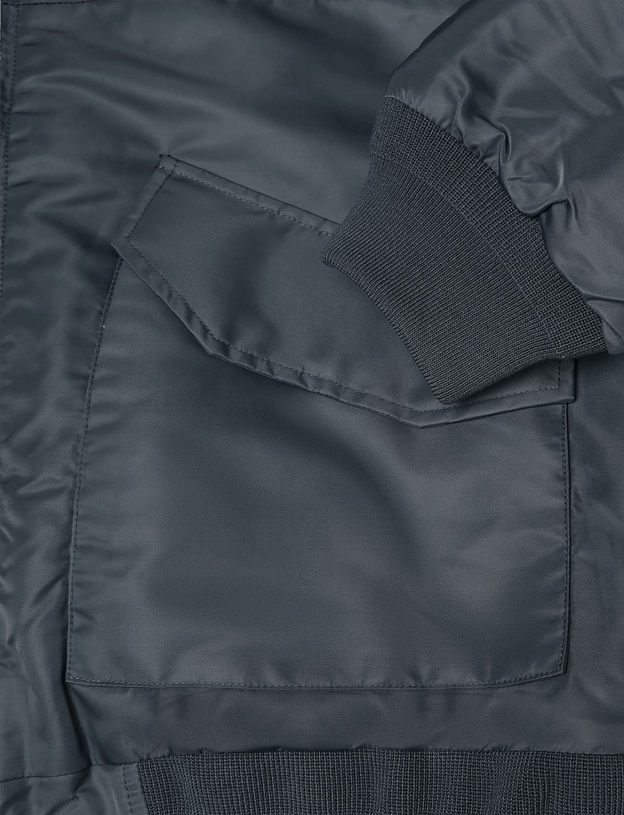 Woodbird - WBOsamu Bomber Jacket - herbstjacken - antra grey - 3