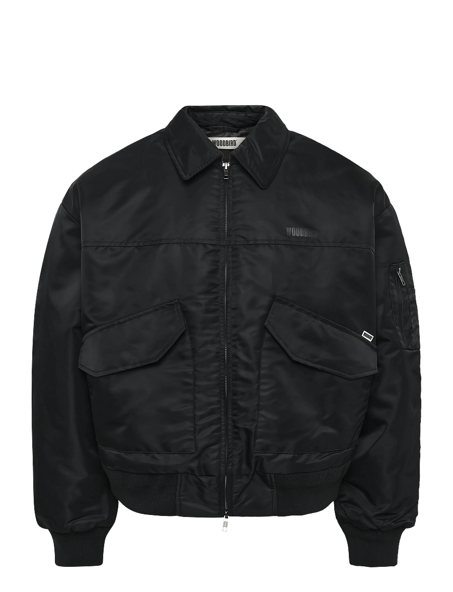Woodbird - WBOsamu Bomber Jacket - herbstjacken - black - 0