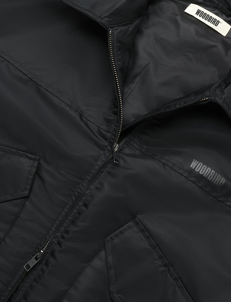 Woodbird - WBOsamu Bomber Jacket - herbstjacken - black - 2