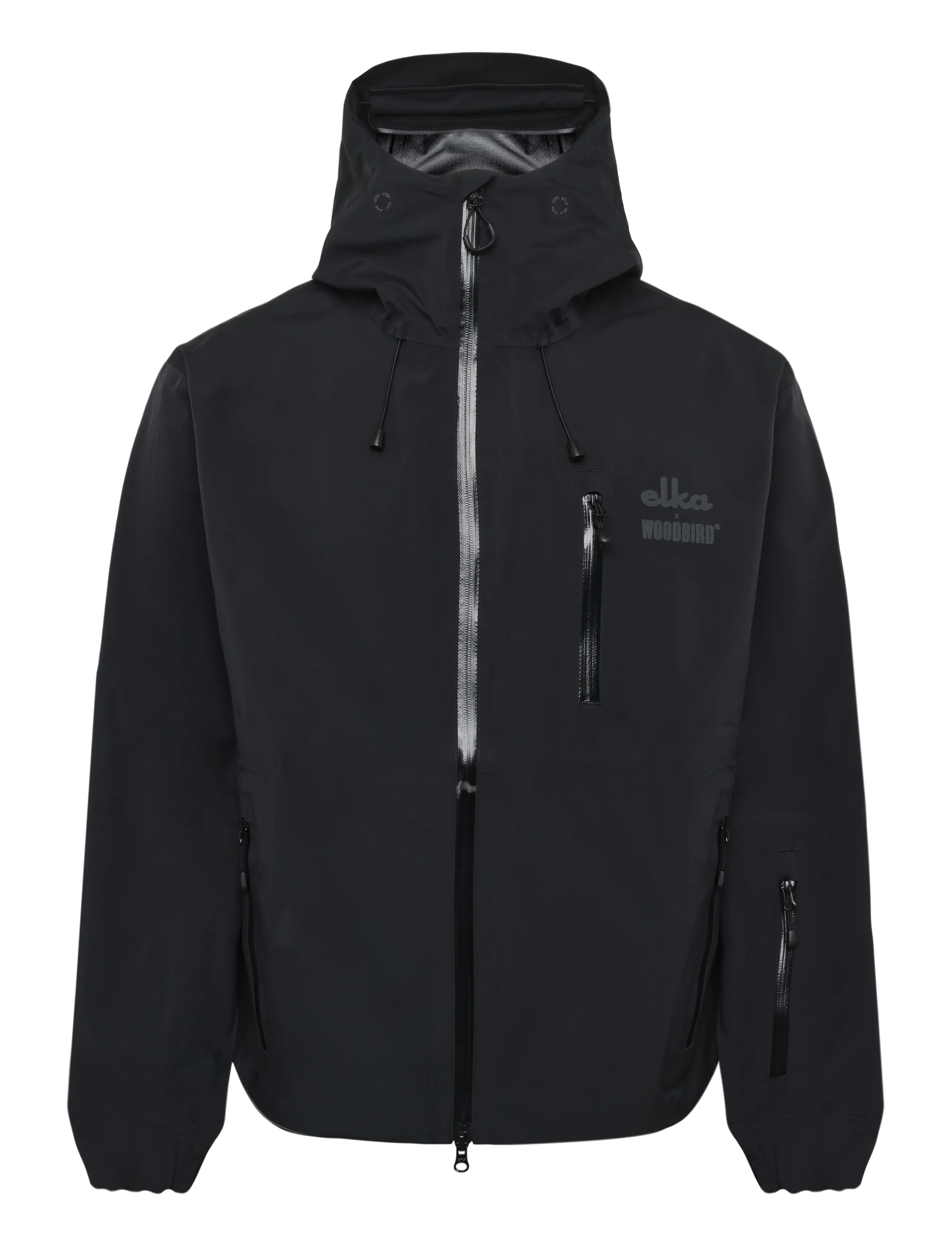 Woodbird WBDune Shell Jacket - Herbstgarderobe - BLACK / black