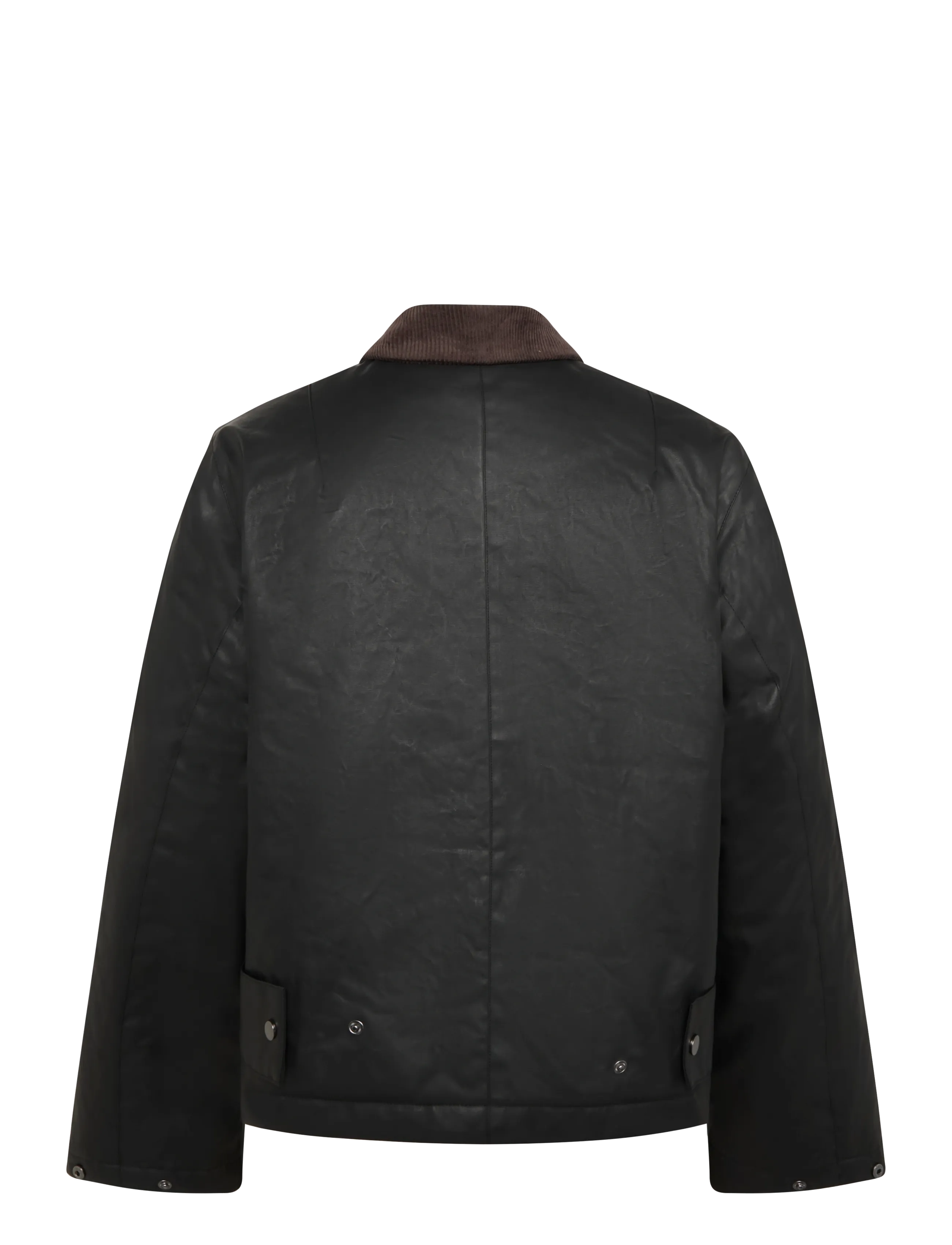 Woodbird - WBPing Waxed Short Jacket - efterårsjakker - black - 1