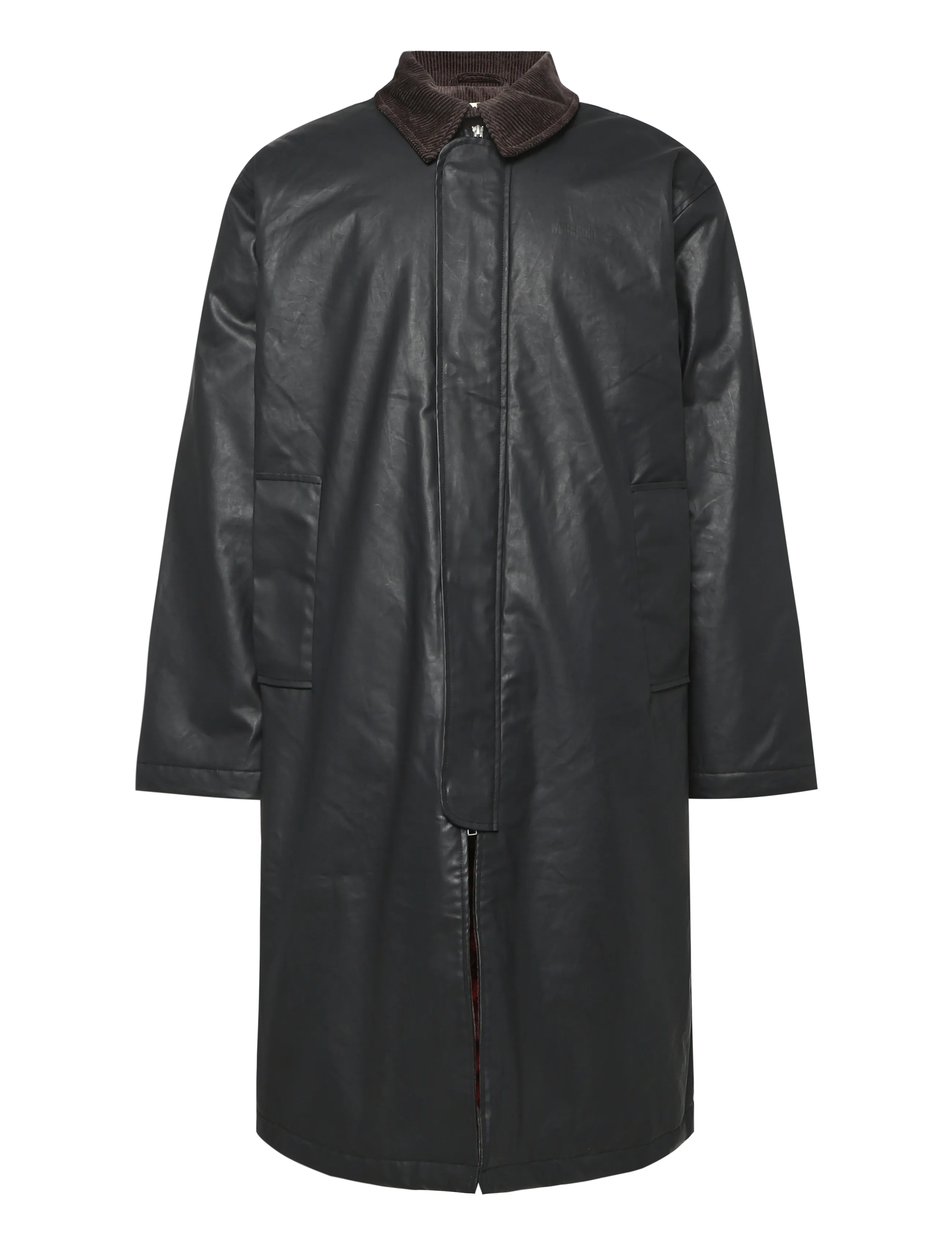 Woodbird WBPing Waxed Coat - Streetwear - BLACK / black