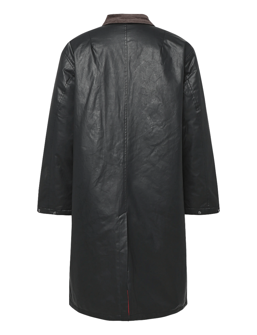 Woodbird - WBPing Waxed Coat - regenmäntel - black - 1