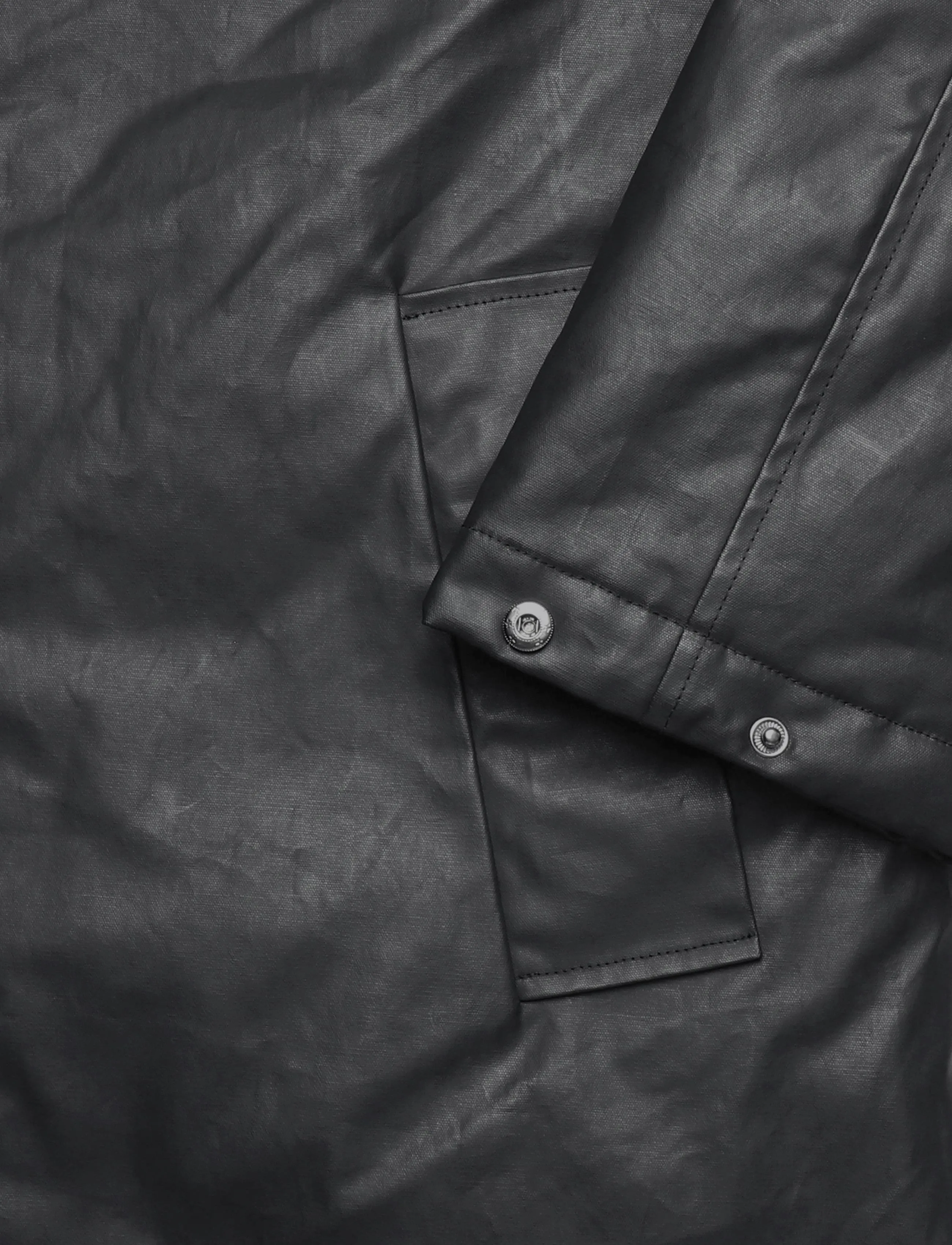Woodbird - WBPing Waxed Coat - regenmäntel - black - 2