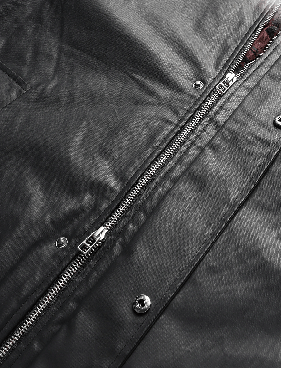 Woodbird - WBPing Waxed Coat - regenmäntel - black - 3