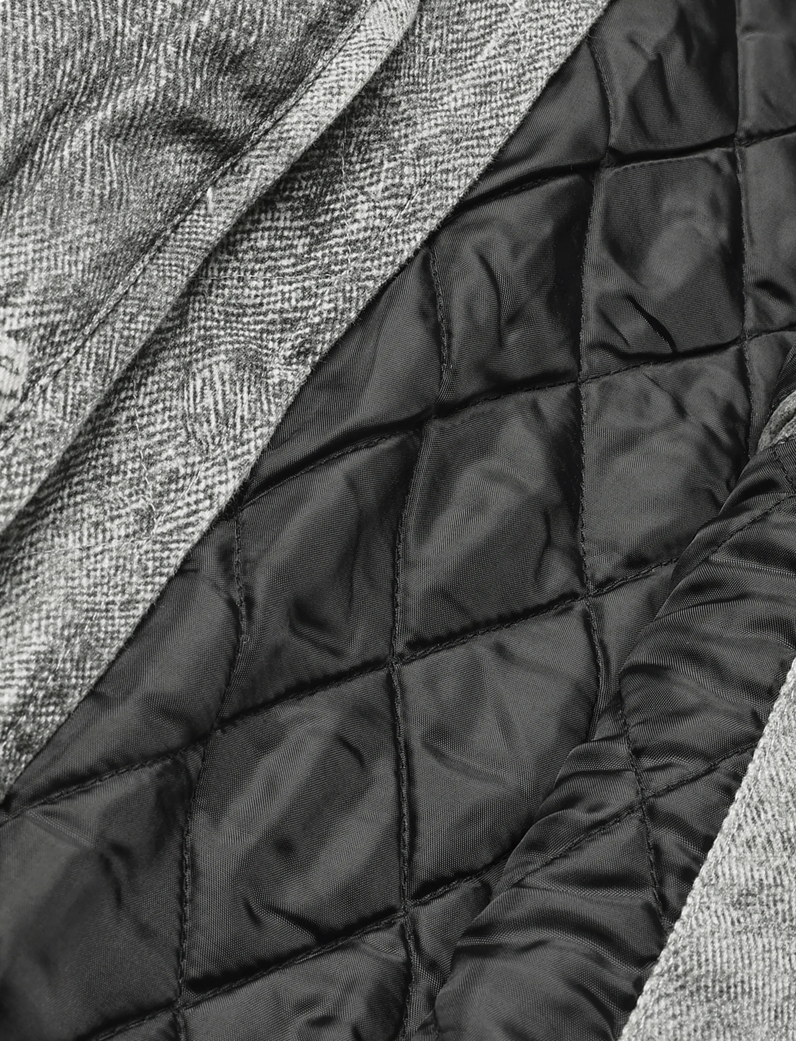 Woodbird - WBBao Printed Jacket - höstjackor - grey-black - 4