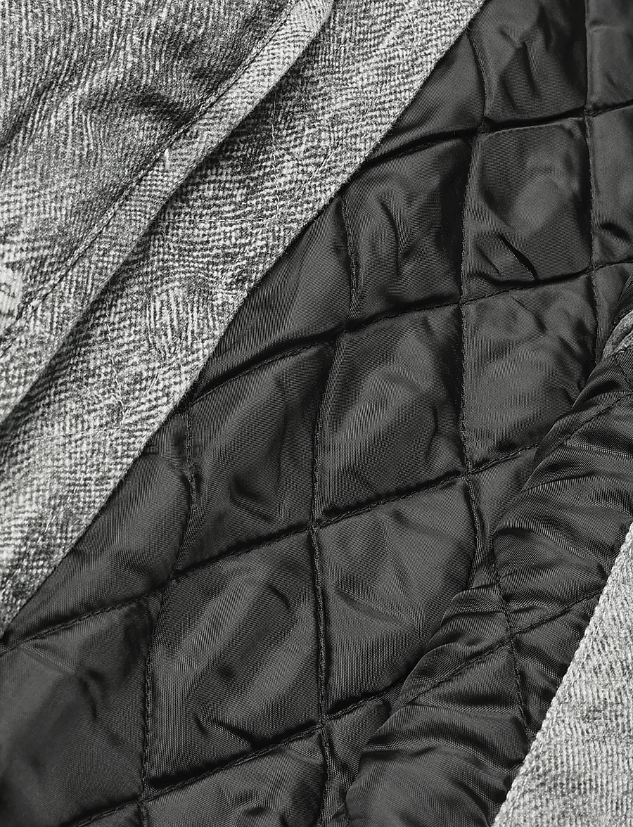 Woodbird - WBBao Printed Jacket - höstjackor - grey-black - 4
