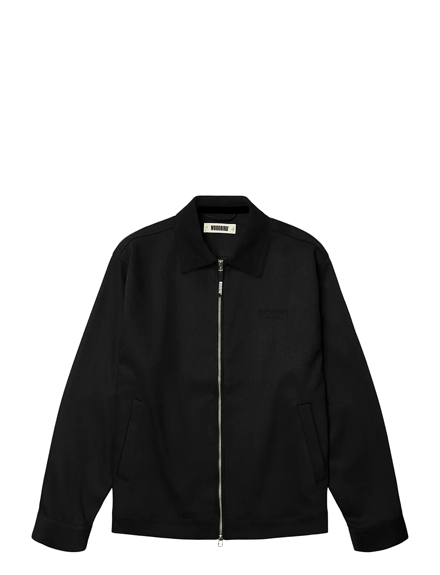Woodbird - WBPon Nickle Work Jacket - höstjackor - black - 0