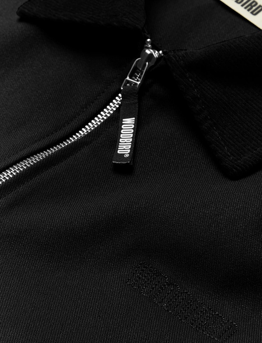 Woodbird - WBPon Nickle Work Jacket - höstjackor - black - 2