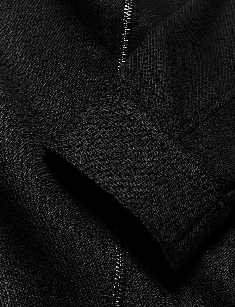 Woodbird - WBPon Nickle Work Jacket - höstjackor - black - 3