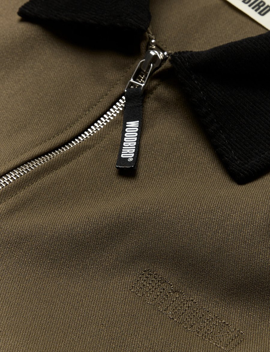 Woodbird - WBPon Nickle Work Jacket - höstjackor - dark olive - 5