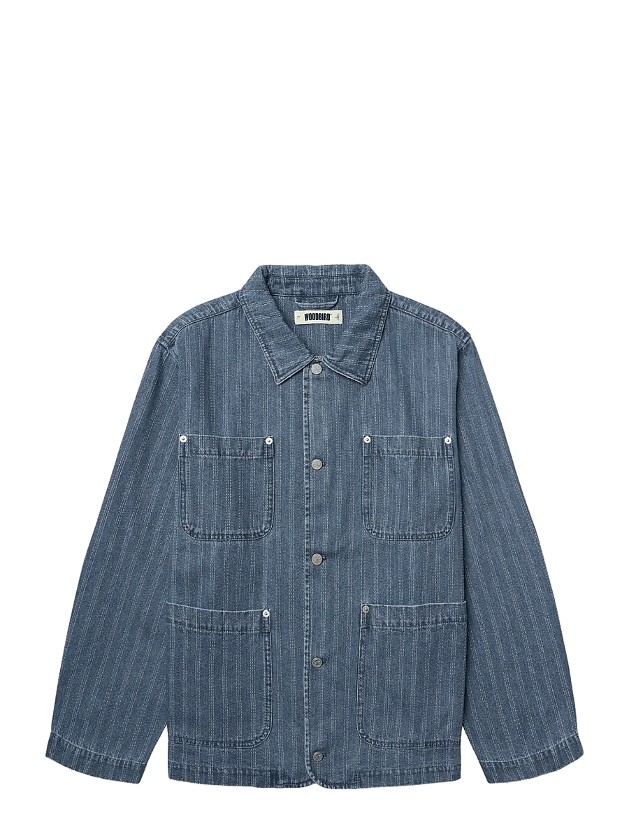 Woodbird - WBBlade Zhou Jacket - ofodrade jeansjackor - mid blue - 1