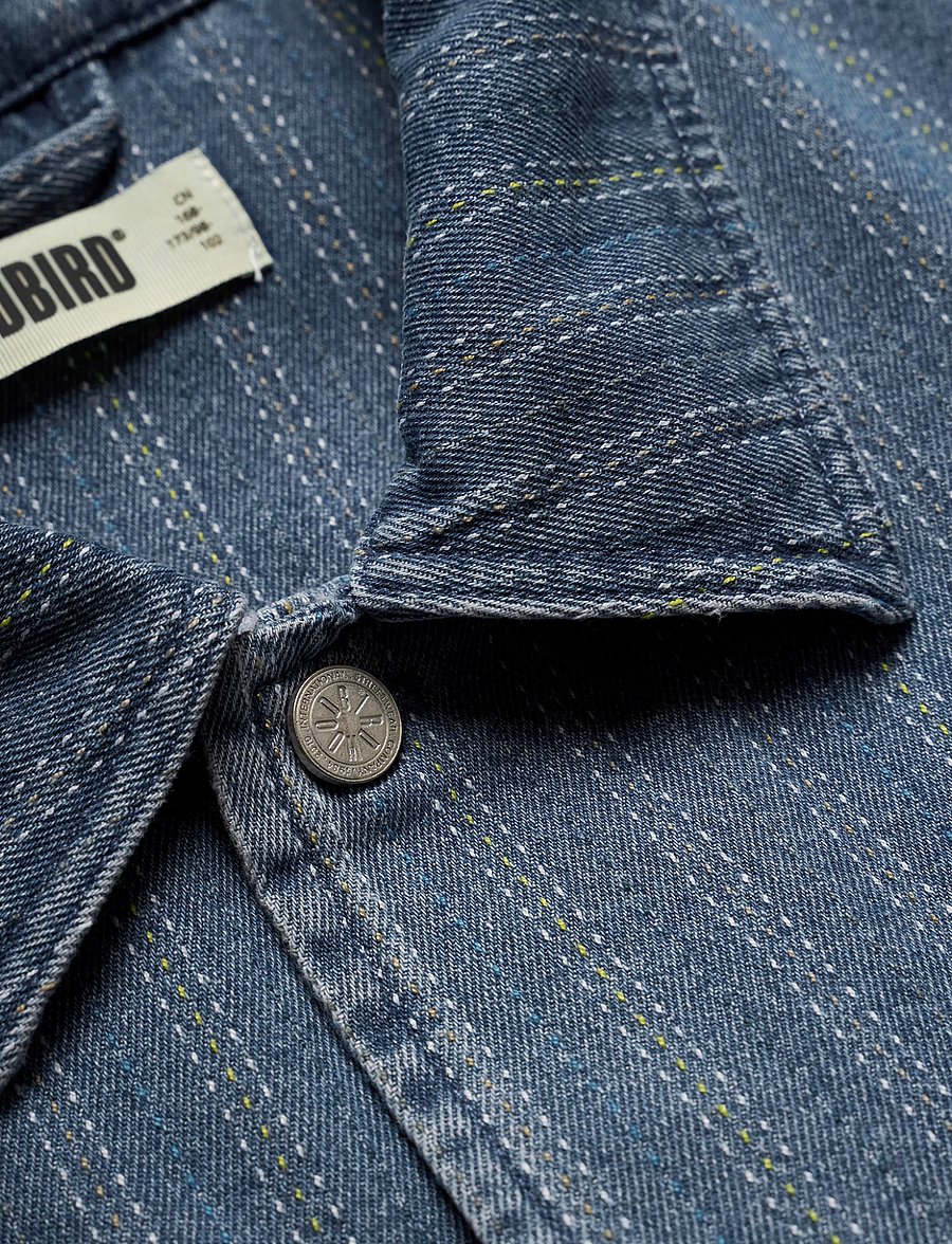 Woodbird - WBBlade Zhou Jacket - ofodrade jeansjackor - mid blue - 5