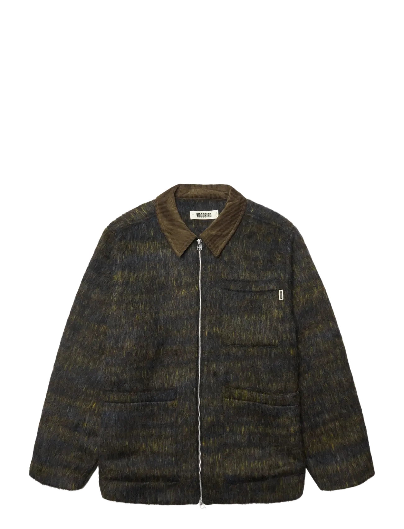 Woodbird - WBBlade Hairy Zip Jacket - joped - dark olive - 1