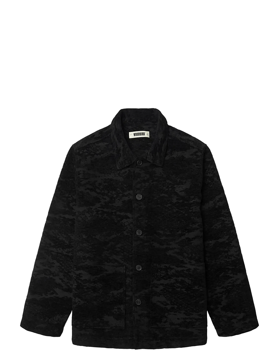 Woodbird - WBBlade Chenille Jacket - sügisjoped - black - 1
