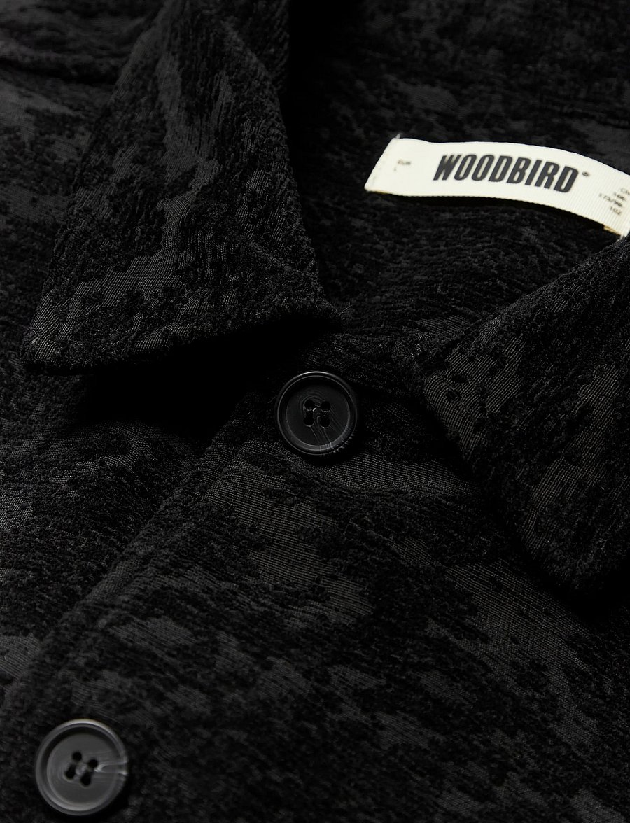 Woodbird - WBBlade Chenille Jacket - sügisjoped - black - 5