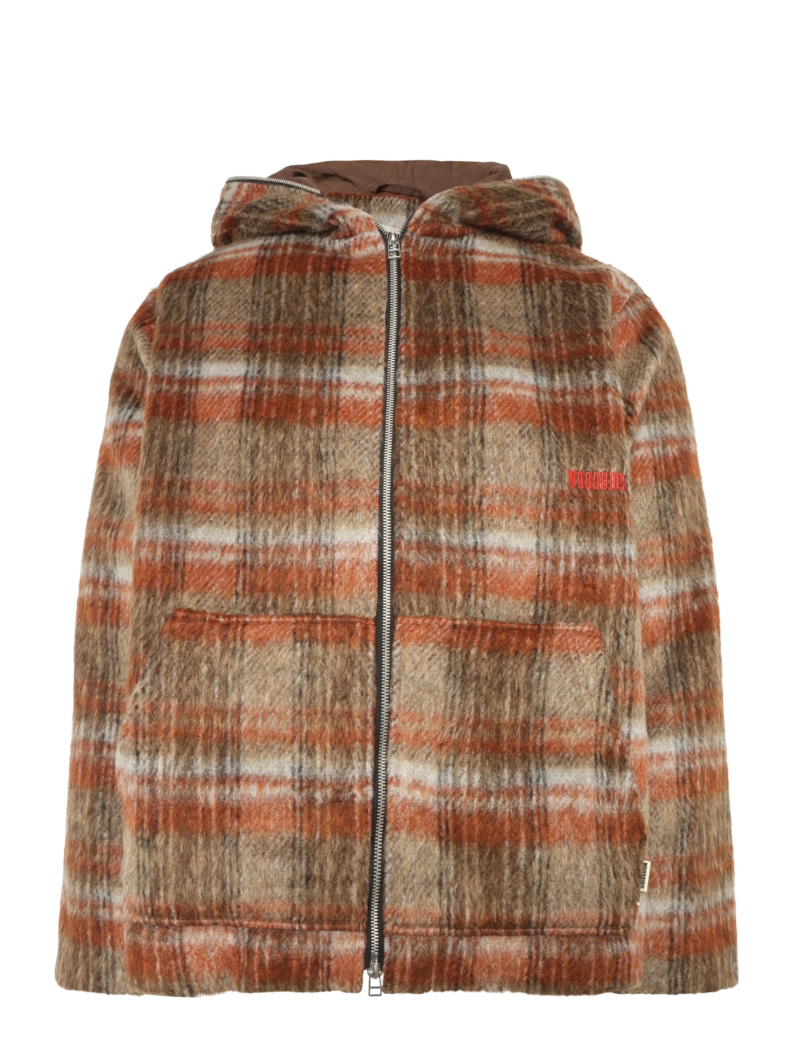 Woodbird WBSheng Zip Hoodie Jacket - Shoppa efter stil - BURNT RED-SAND / brown