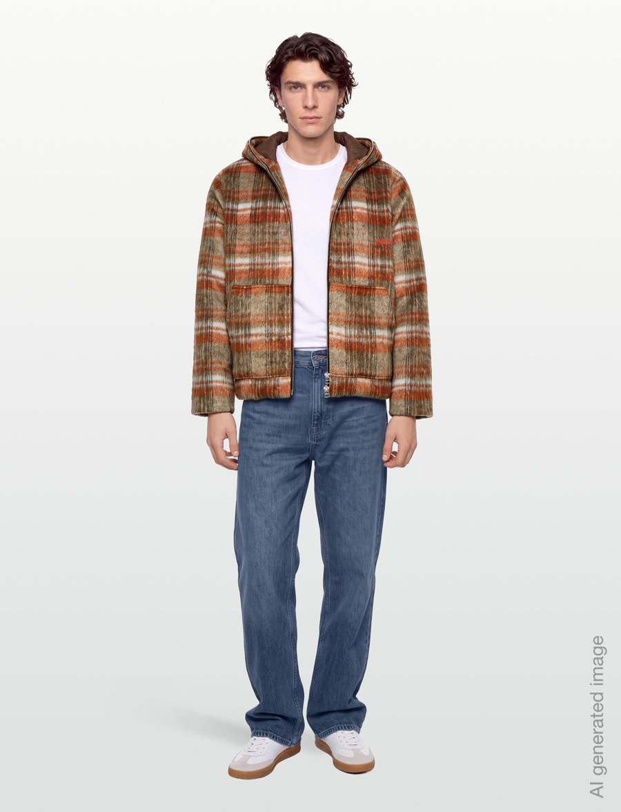 Woodbird - WBSheng Zip Hoodie Jacket - jackets - burnt red-sand - 0
