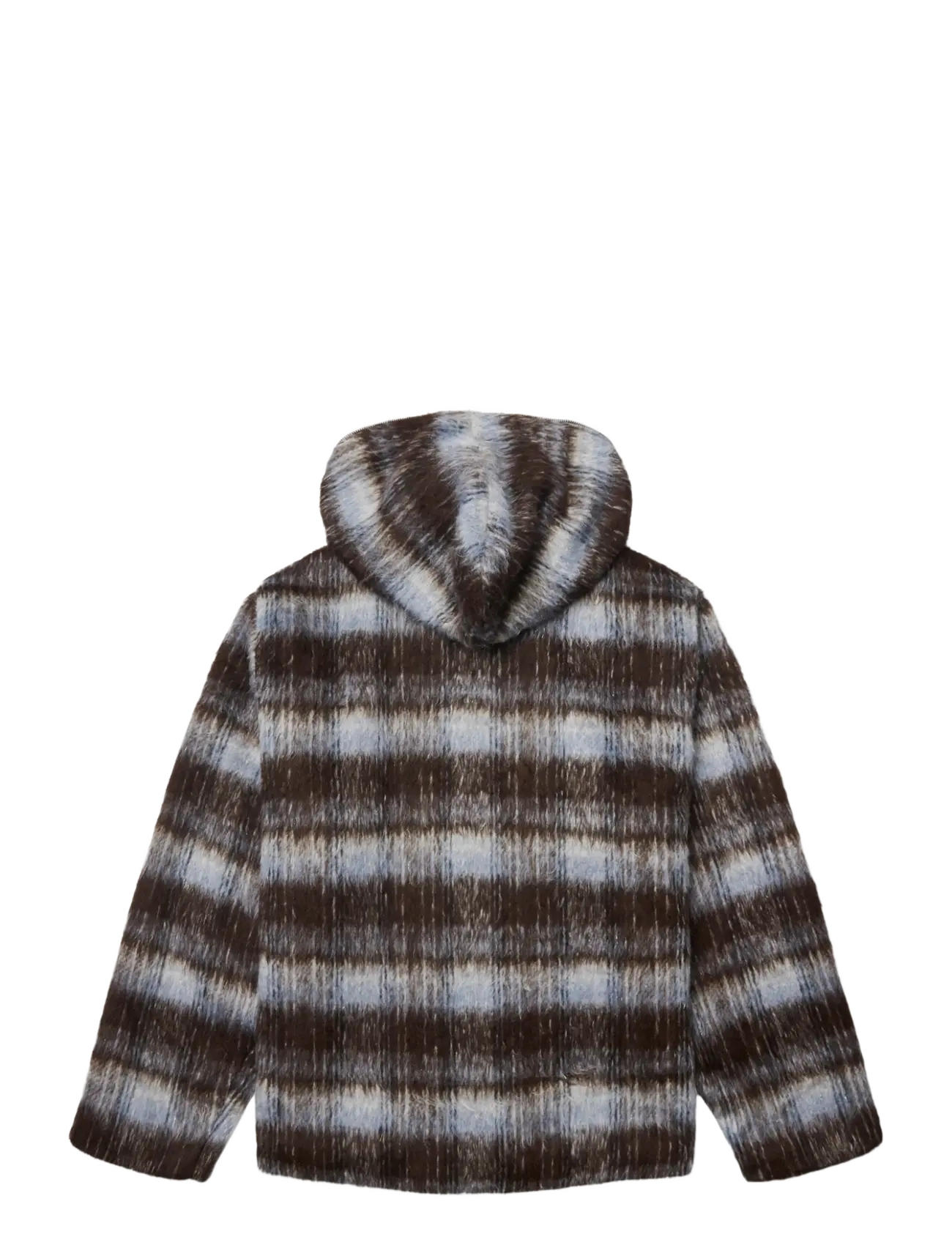 Woodbird - WBSheng Zip Hoodie Jacket - dark brown-light blue - 2