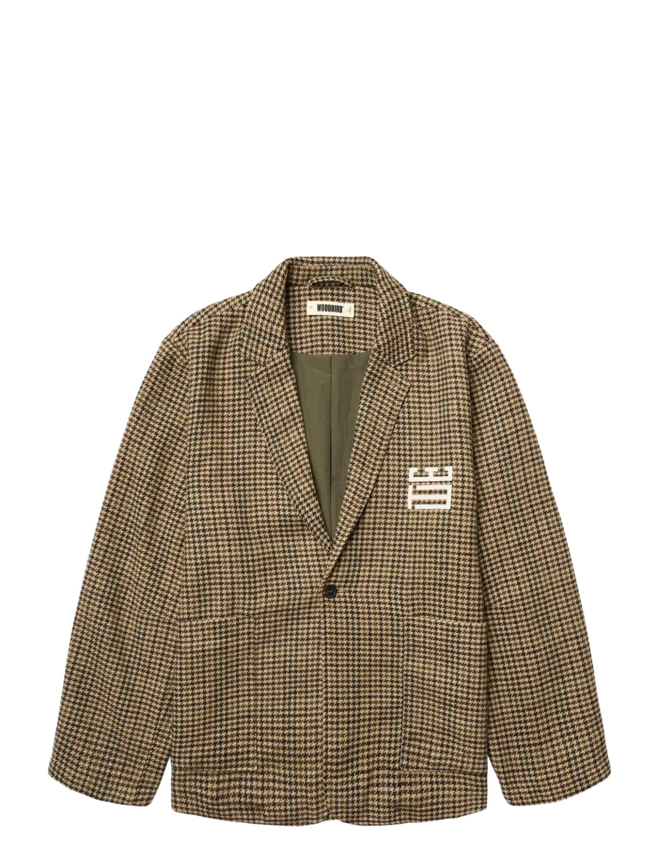 Woodbird - WBGing Check Blazer - brown-green - 1