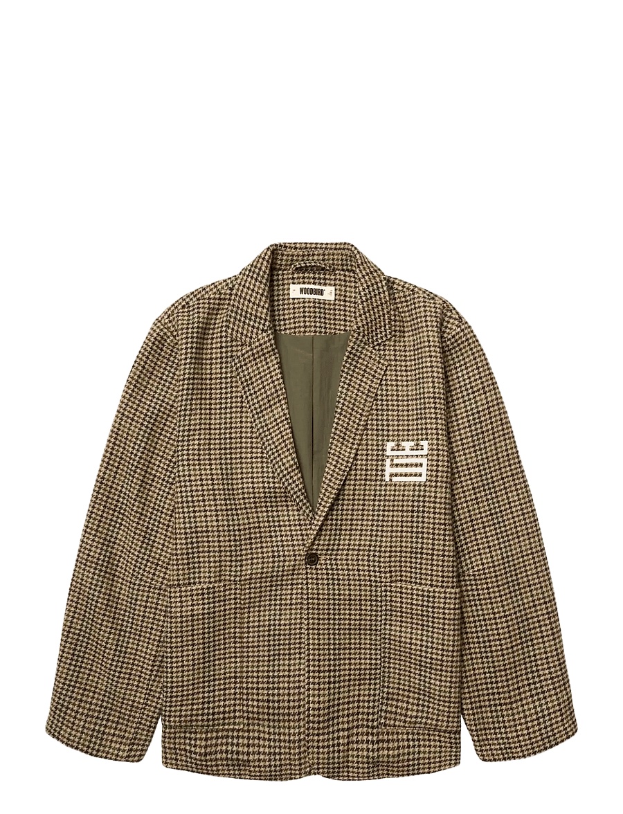 Woodbird - WBGing Check Blazer - einreiher - brown-green - 1