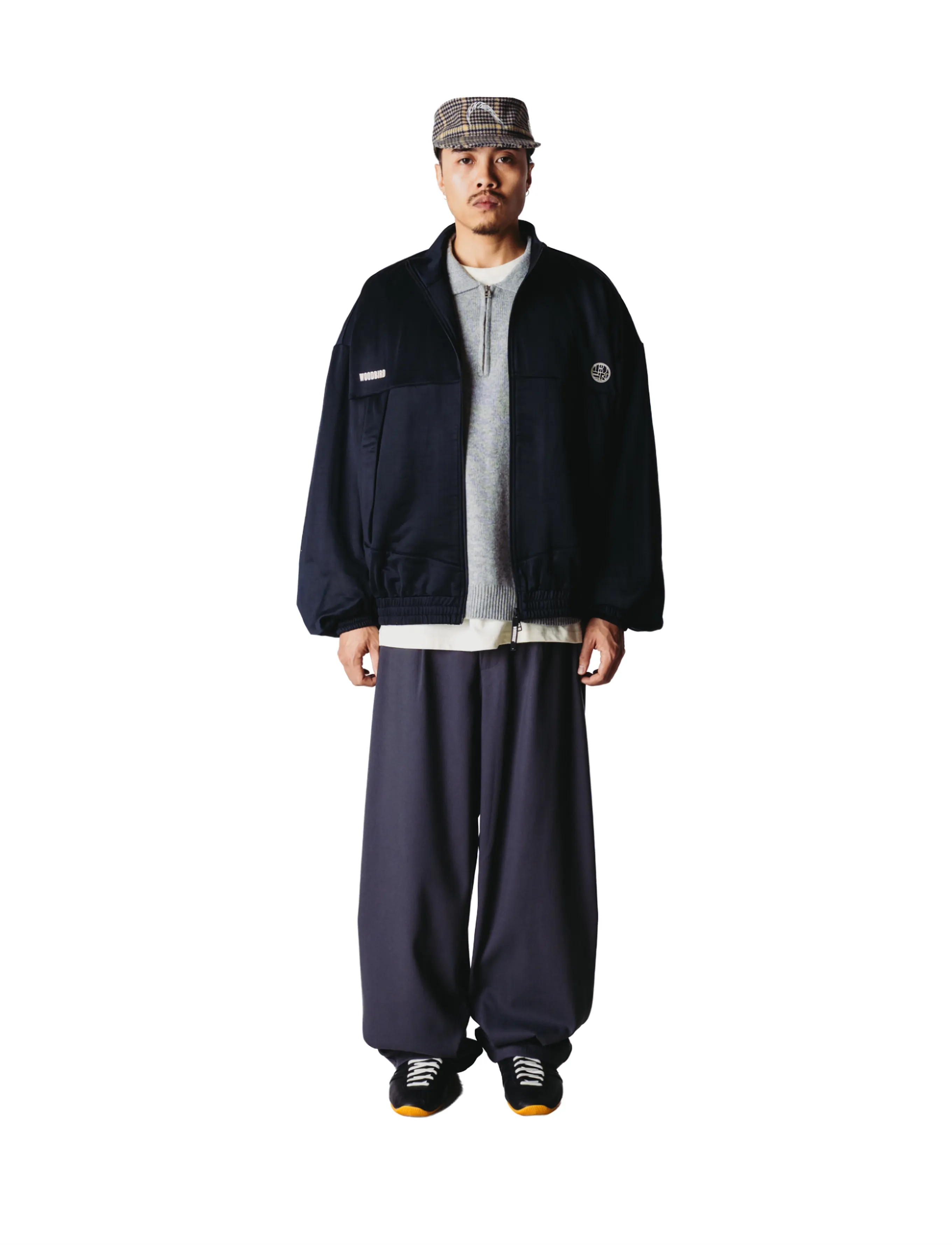 Woodbird WBChang Solid Track Jacket - Shop by style - BLACK / black