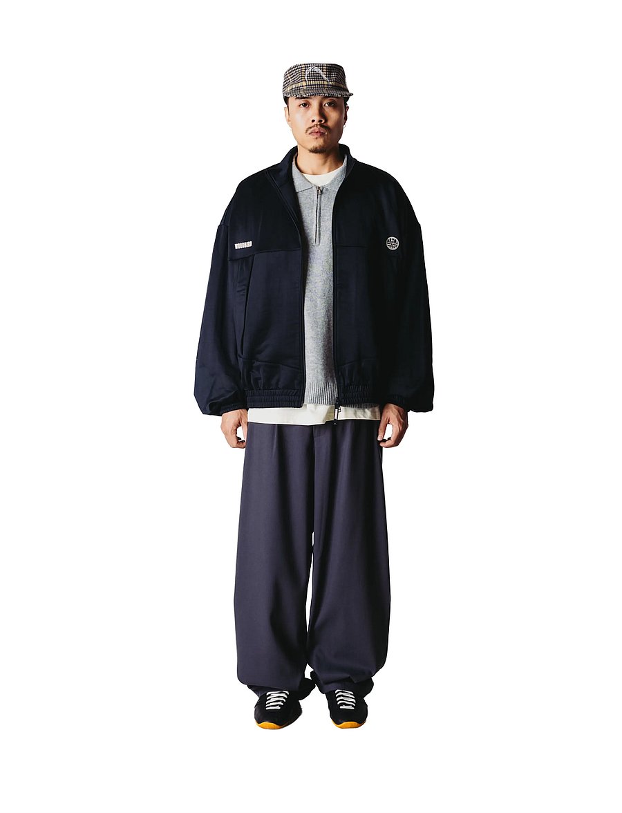Woodbird - WBChang Solid Track Jacket - höstjackor - black - 0